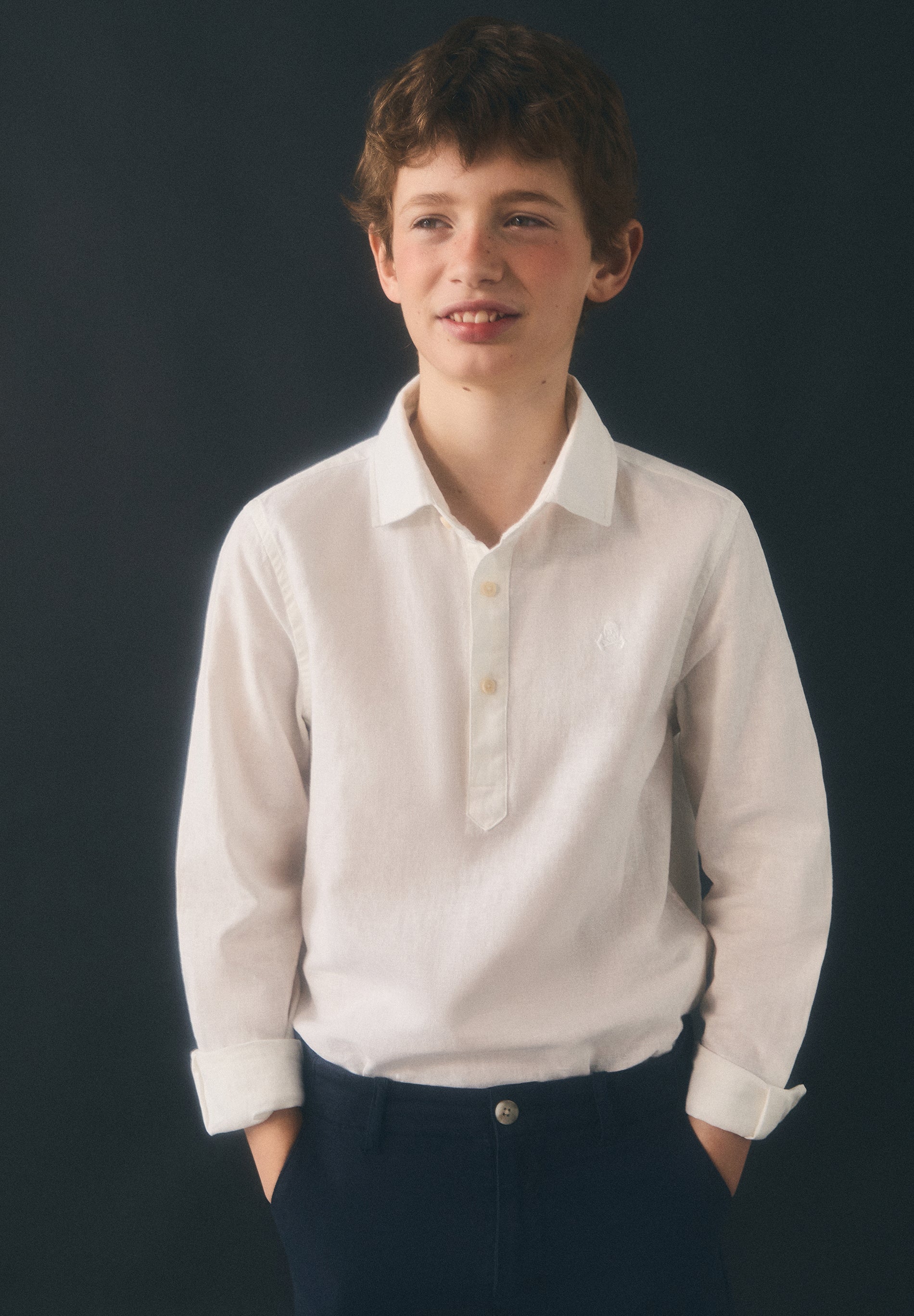 REGULAR FIT SKULL POLO SHIRT