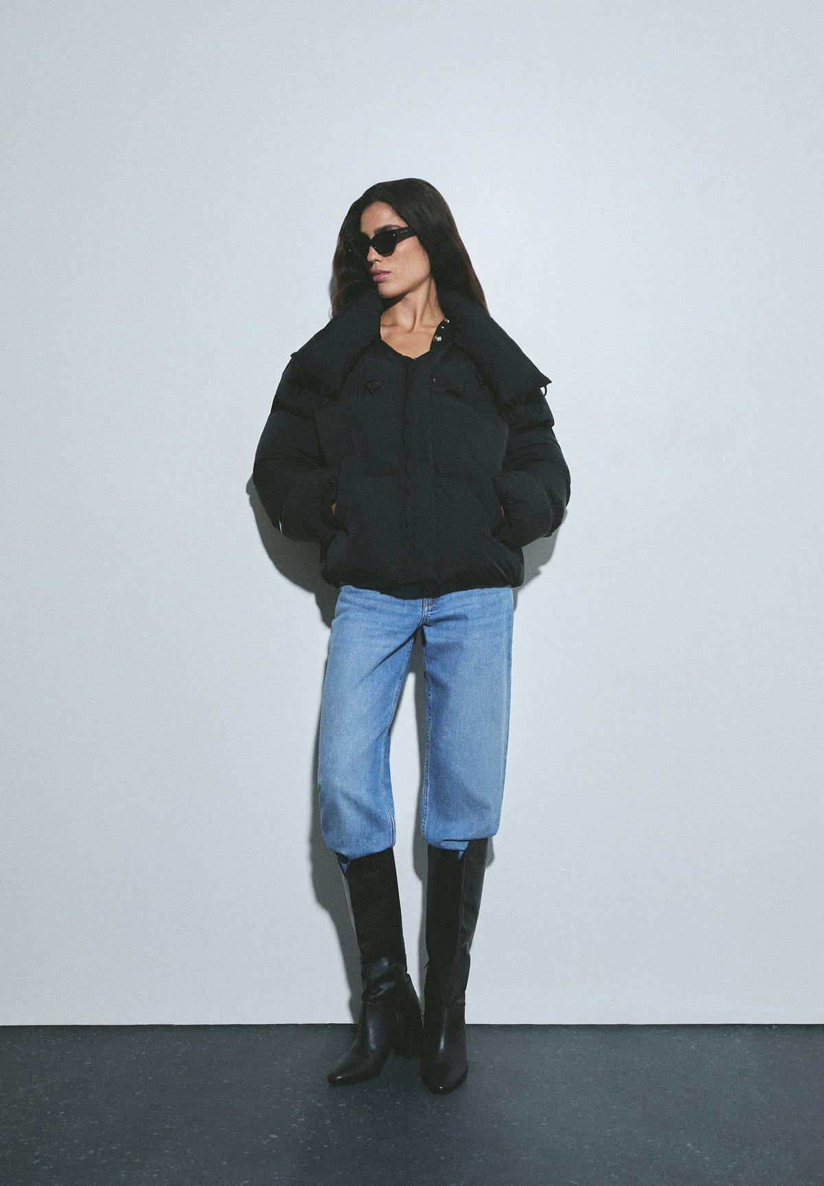 SCCROSSBUTTONS PUFFER COAT