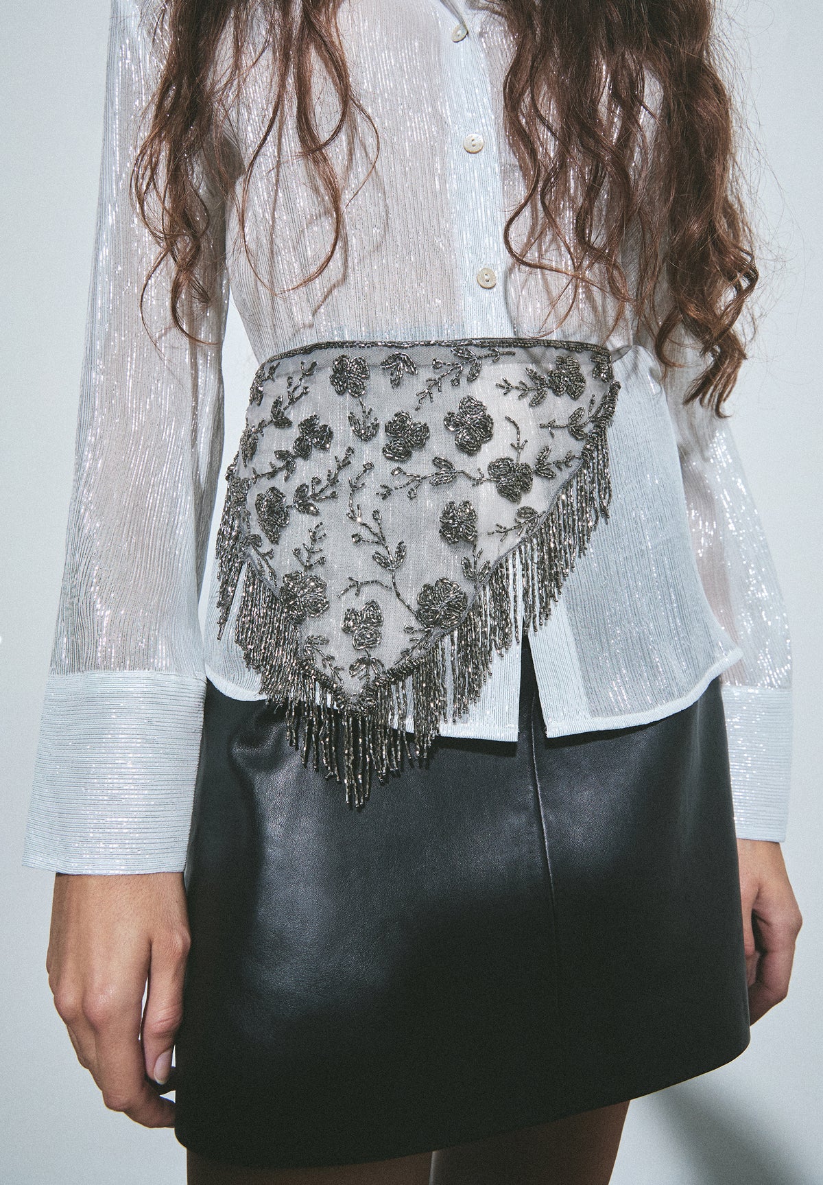 LUREX SILK SHIRT