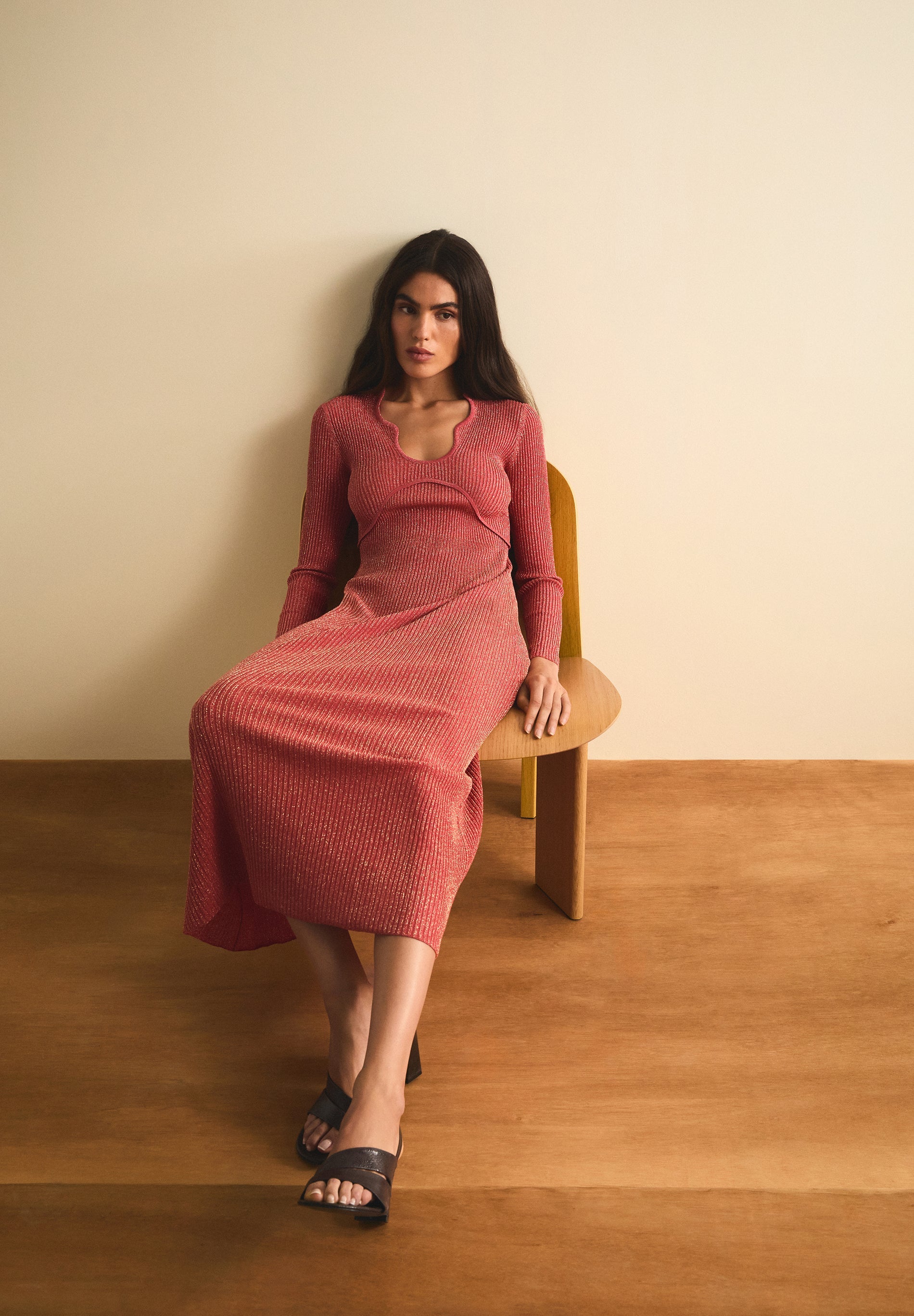 LUREX KNIT DRESS