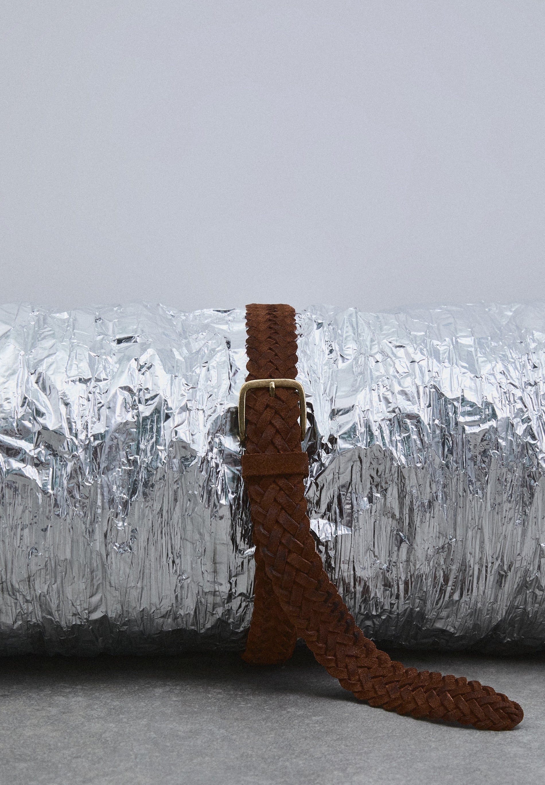 BRAIDED SUEDE BELT