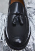 SMART LEATHER LOAFERS WITH TASSELS