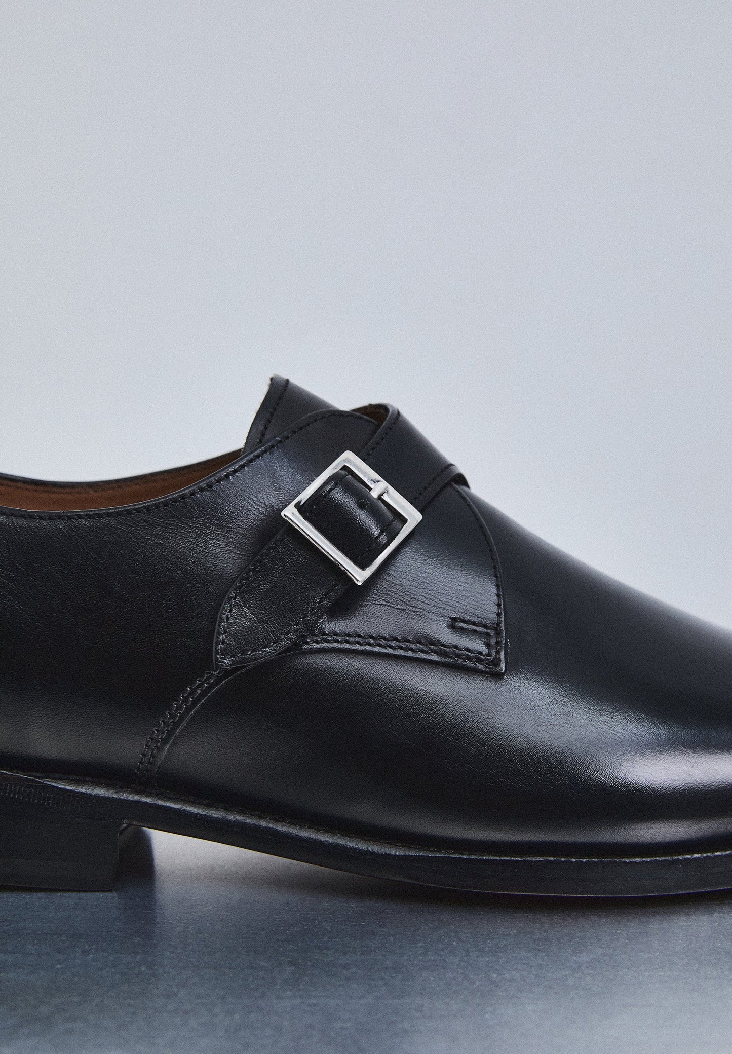 LEATHER MONK SHOES