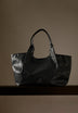 SHINY BLACK ADJUSTABLE BAG