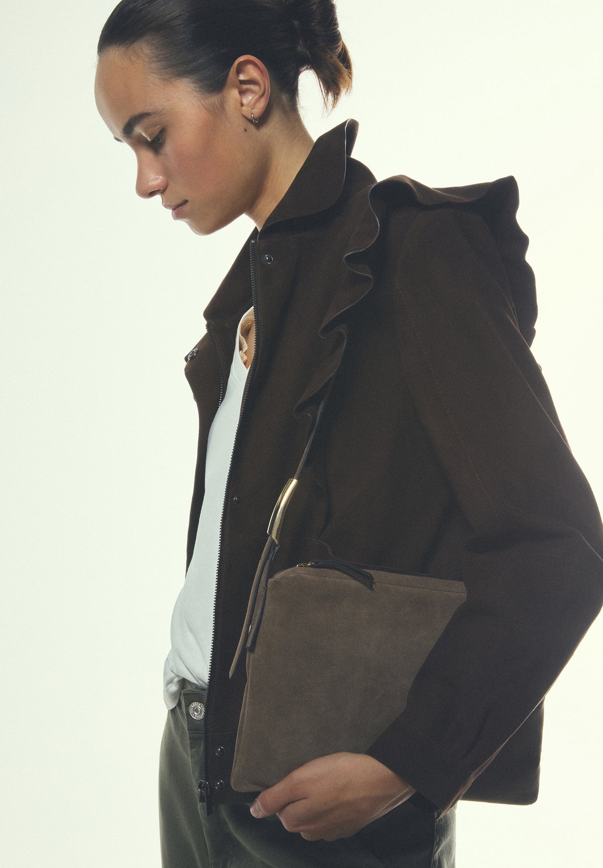 LEATHER SHOULDER BAG