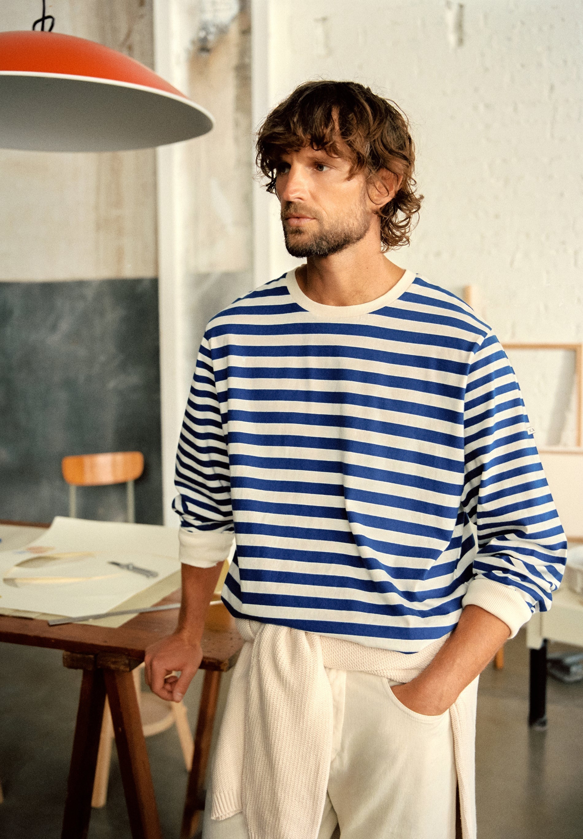 LONG SLEEVE STRIPED T-SHIRT