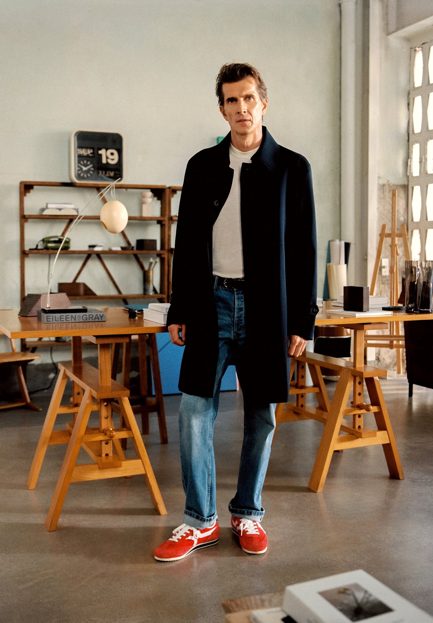 100% LEATHER TRENCH COAT