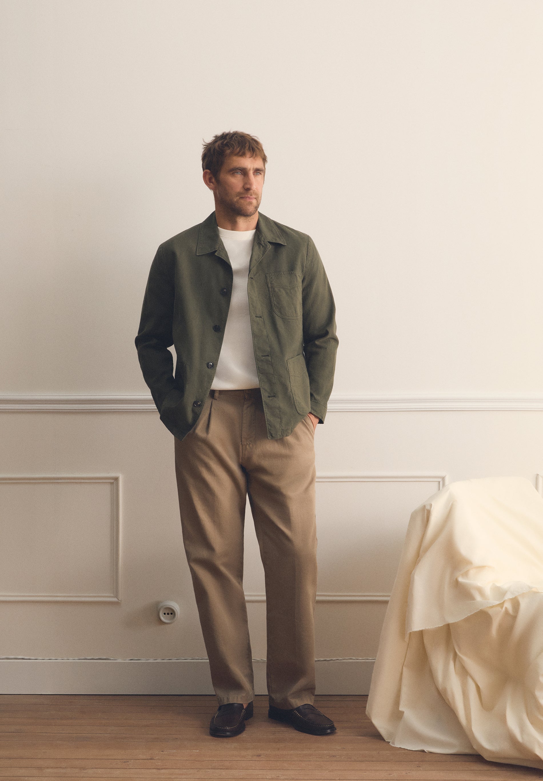 LOOSE FIT CHINO BROEK