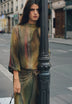 MULTICOLOURED PLEATED BLOUSE