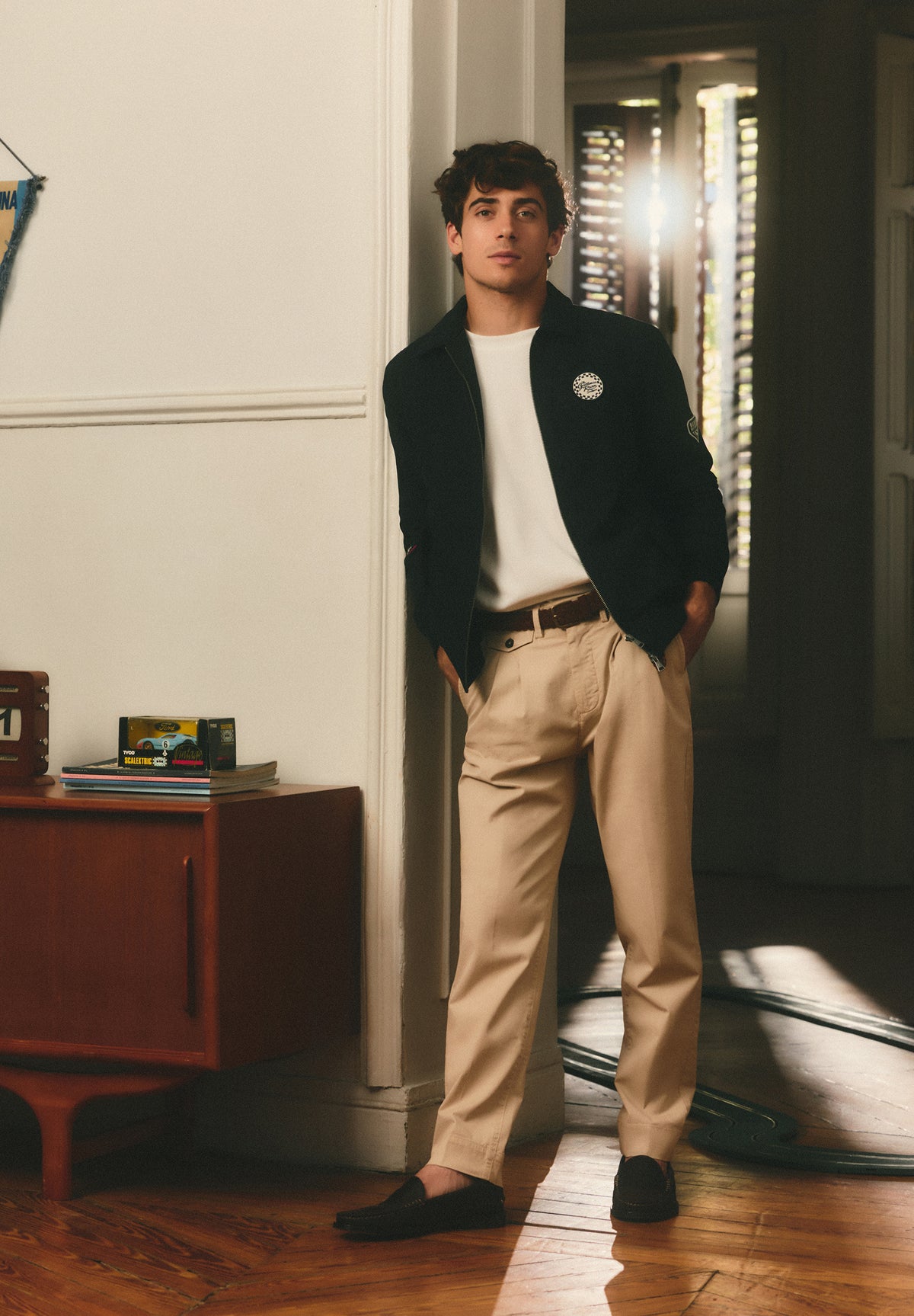 DARTED TAILORED TROUSERS