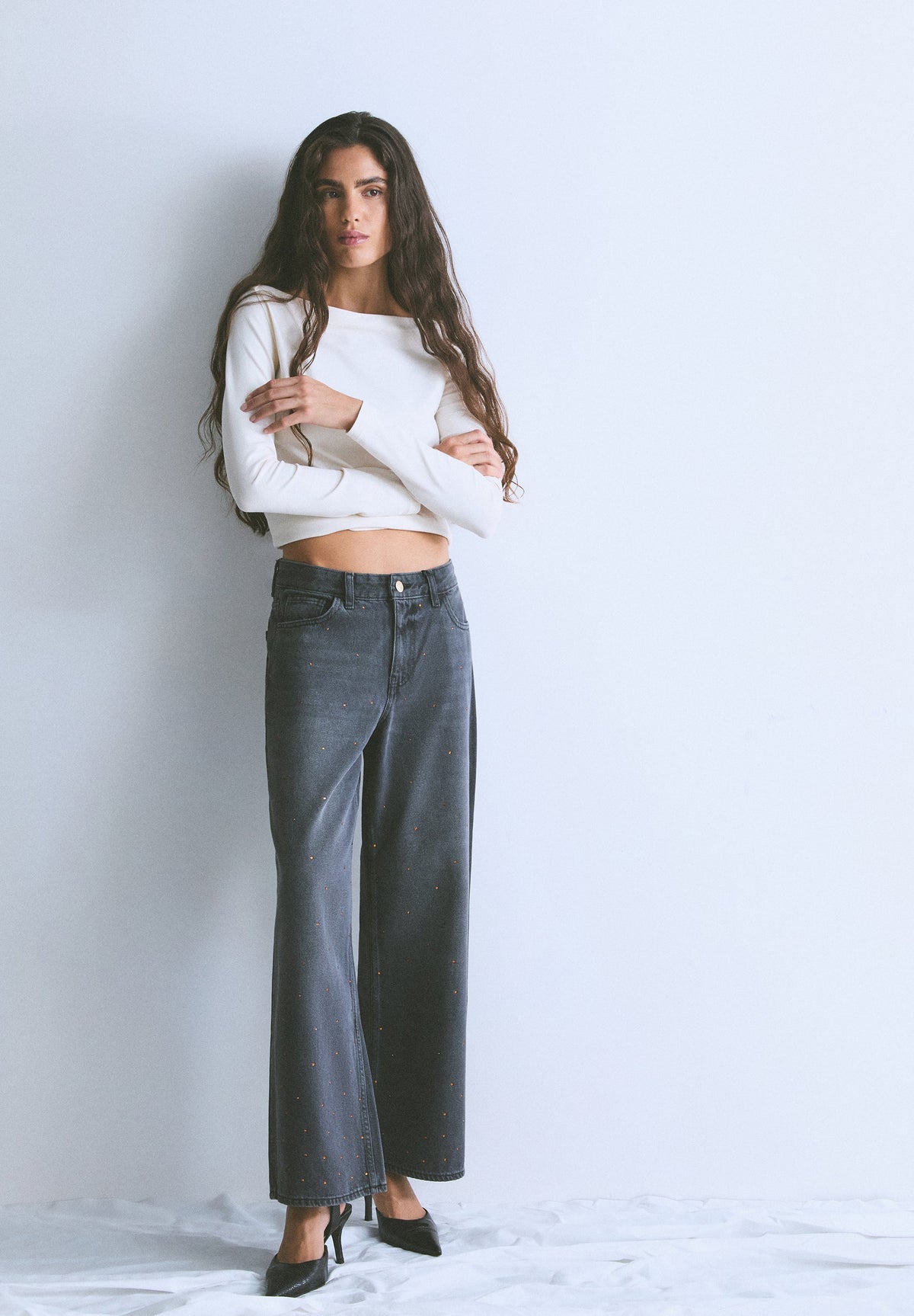 SCSTRASS DENIM PANT