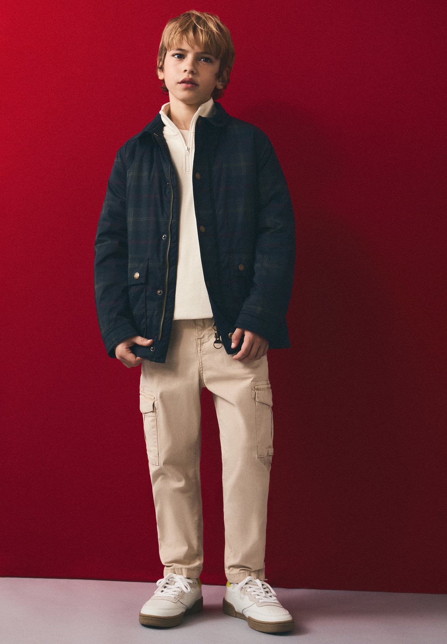 SLIM FIT CARGO TROUSERS