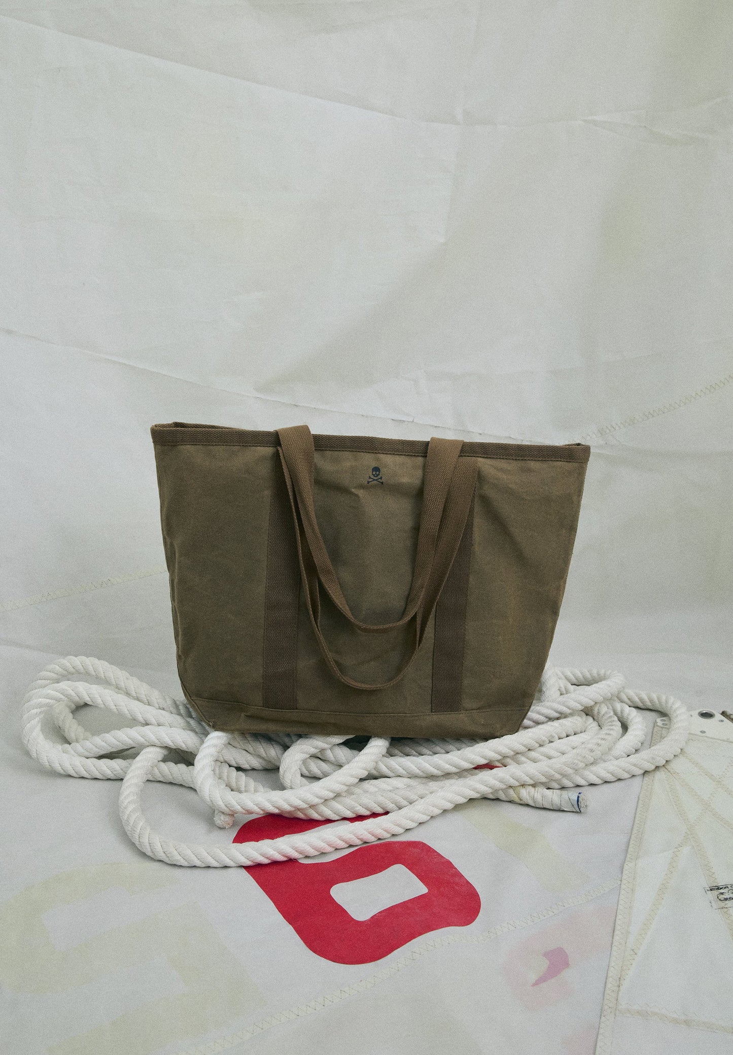WAXED TOTE BAG
