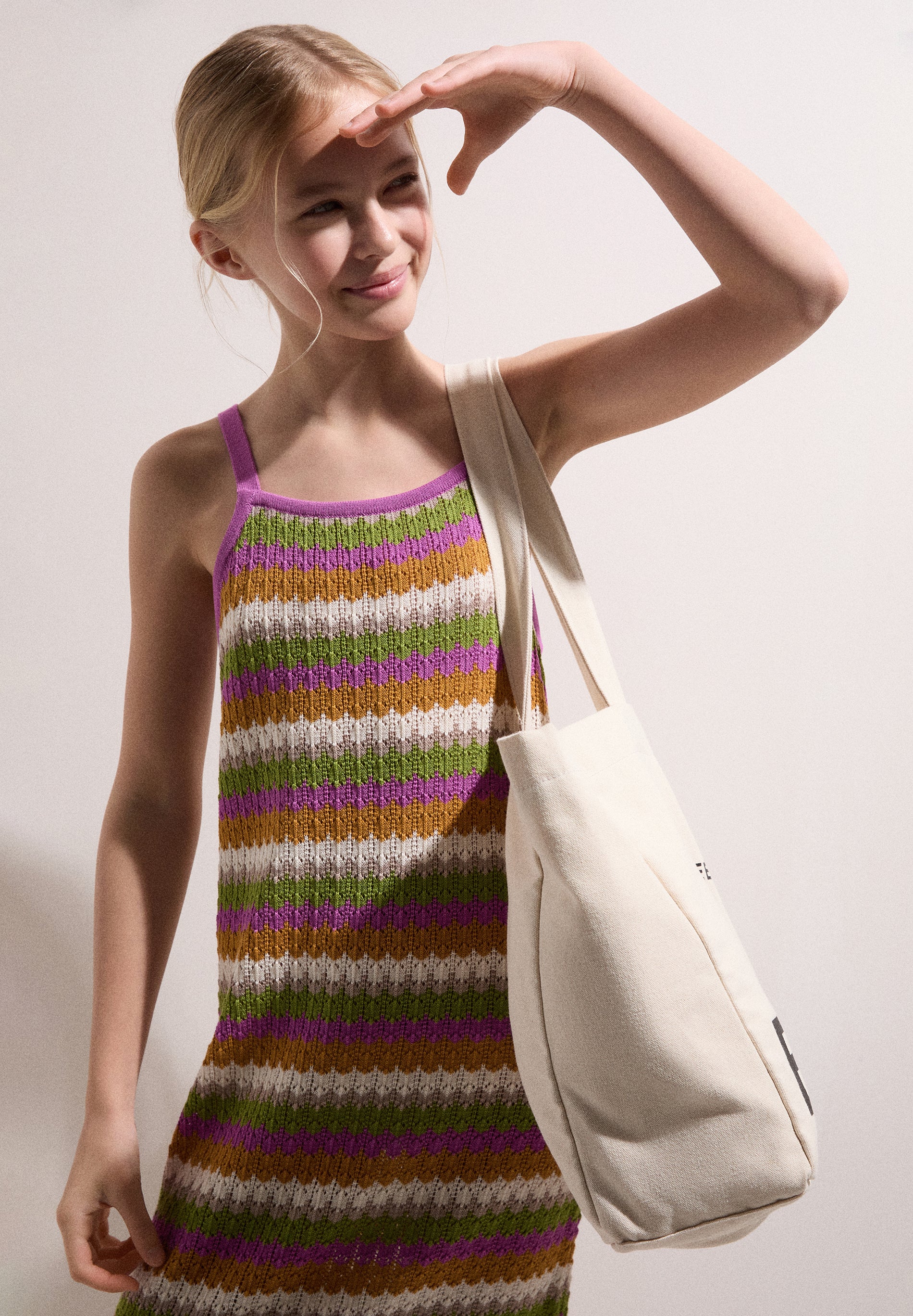 FINE KNIT MIDI DRESS