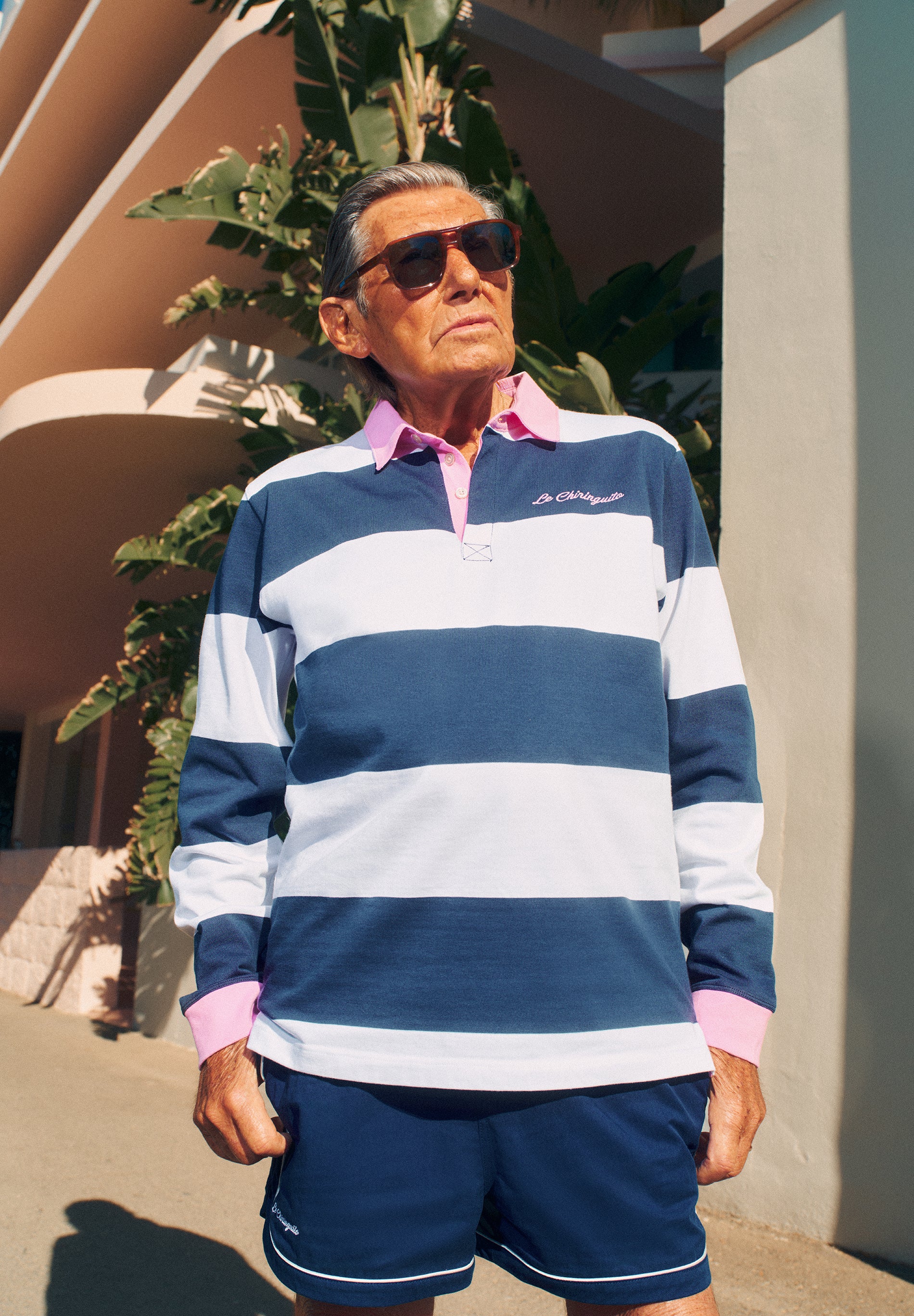 CONTRAST POLO SWEATSHIRT | LE CHIRINGUITO
