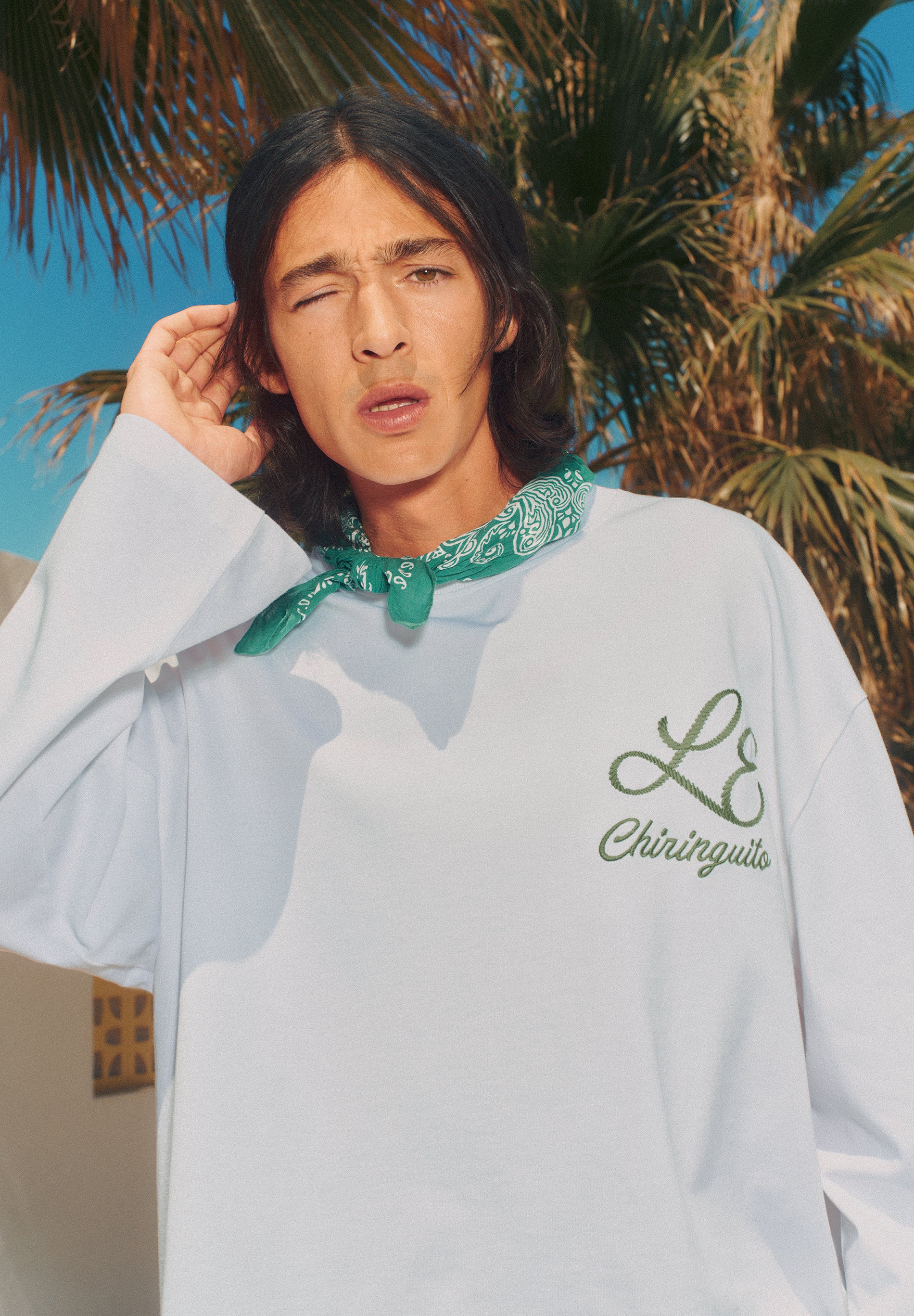 BOXY EMBROIDERED T-SHIRT | LE CHIRINGUITO