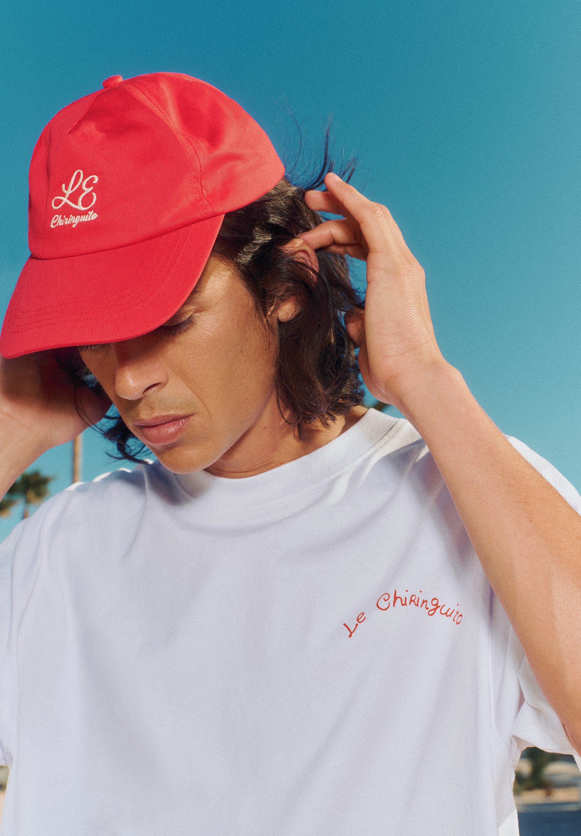 CAP WITH EMBROIDERED TEXT | LE CHIRINGUITO