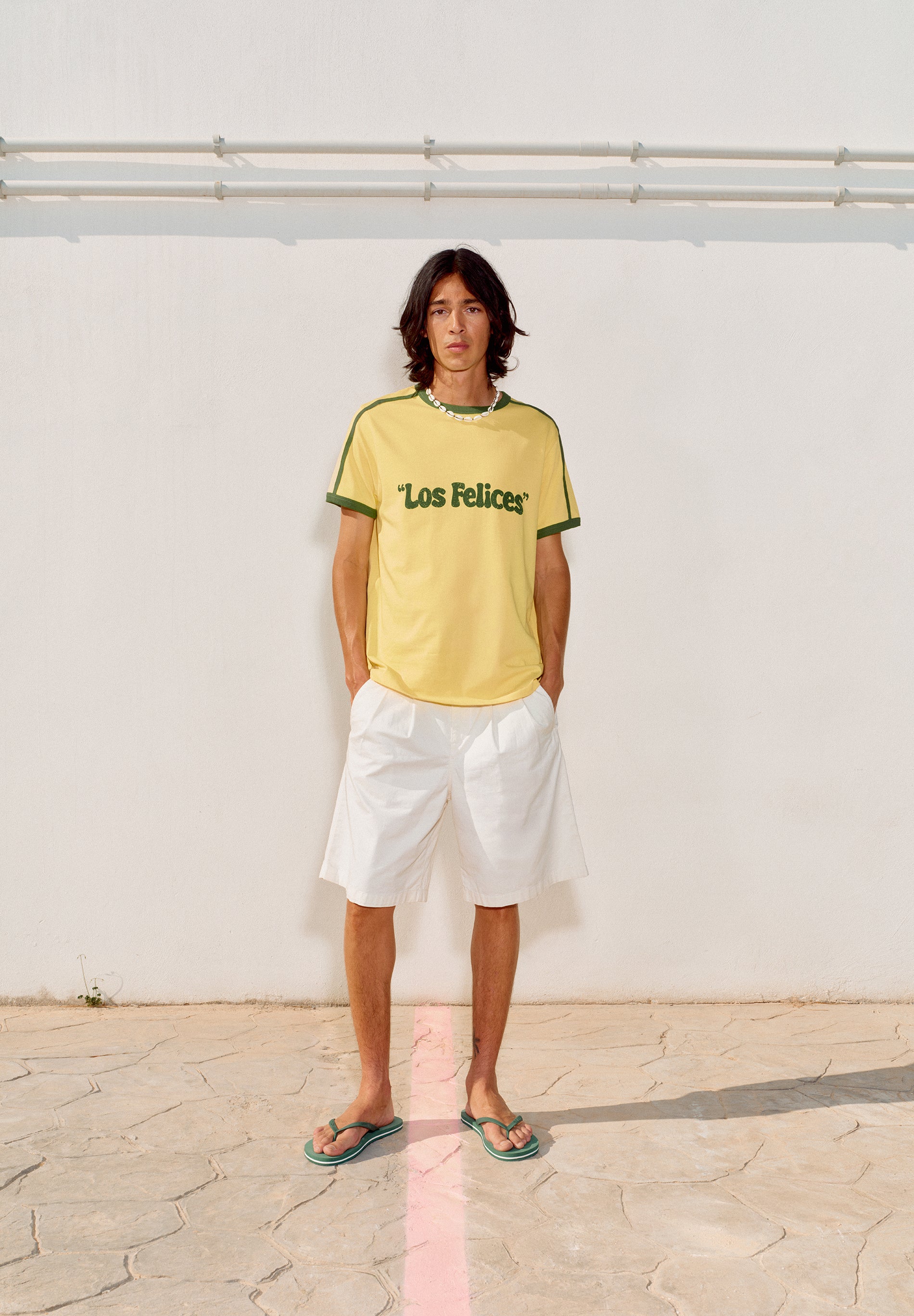 CONTRAST RIBBED T-SHIRT  | LE CHIRINGUITO