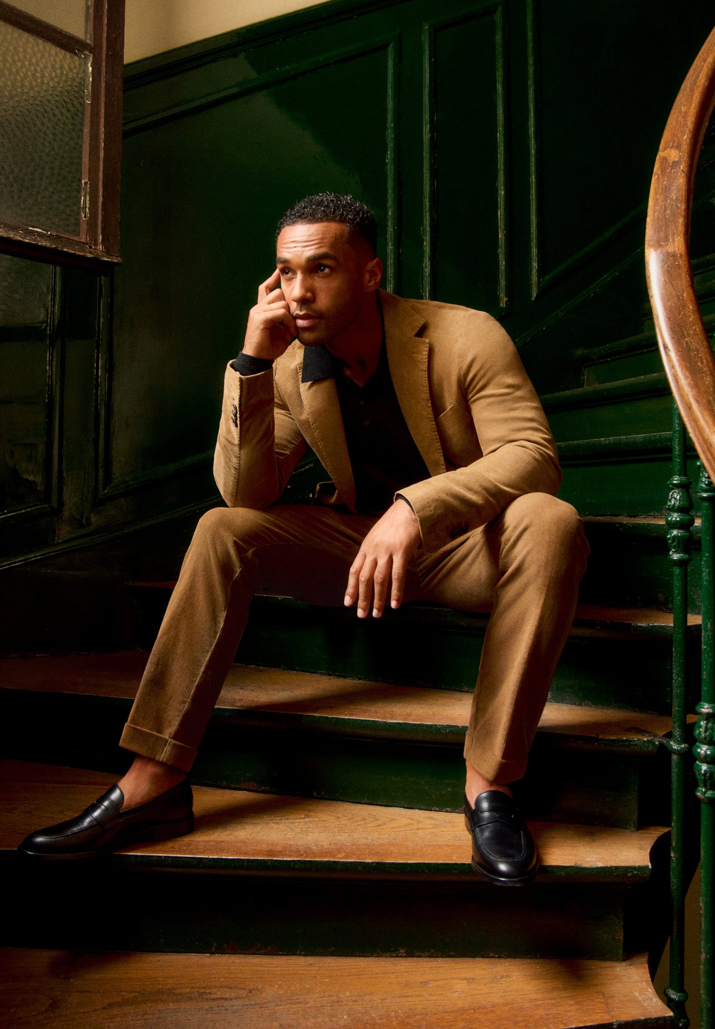 CORDUROY CHINO TROUSERS