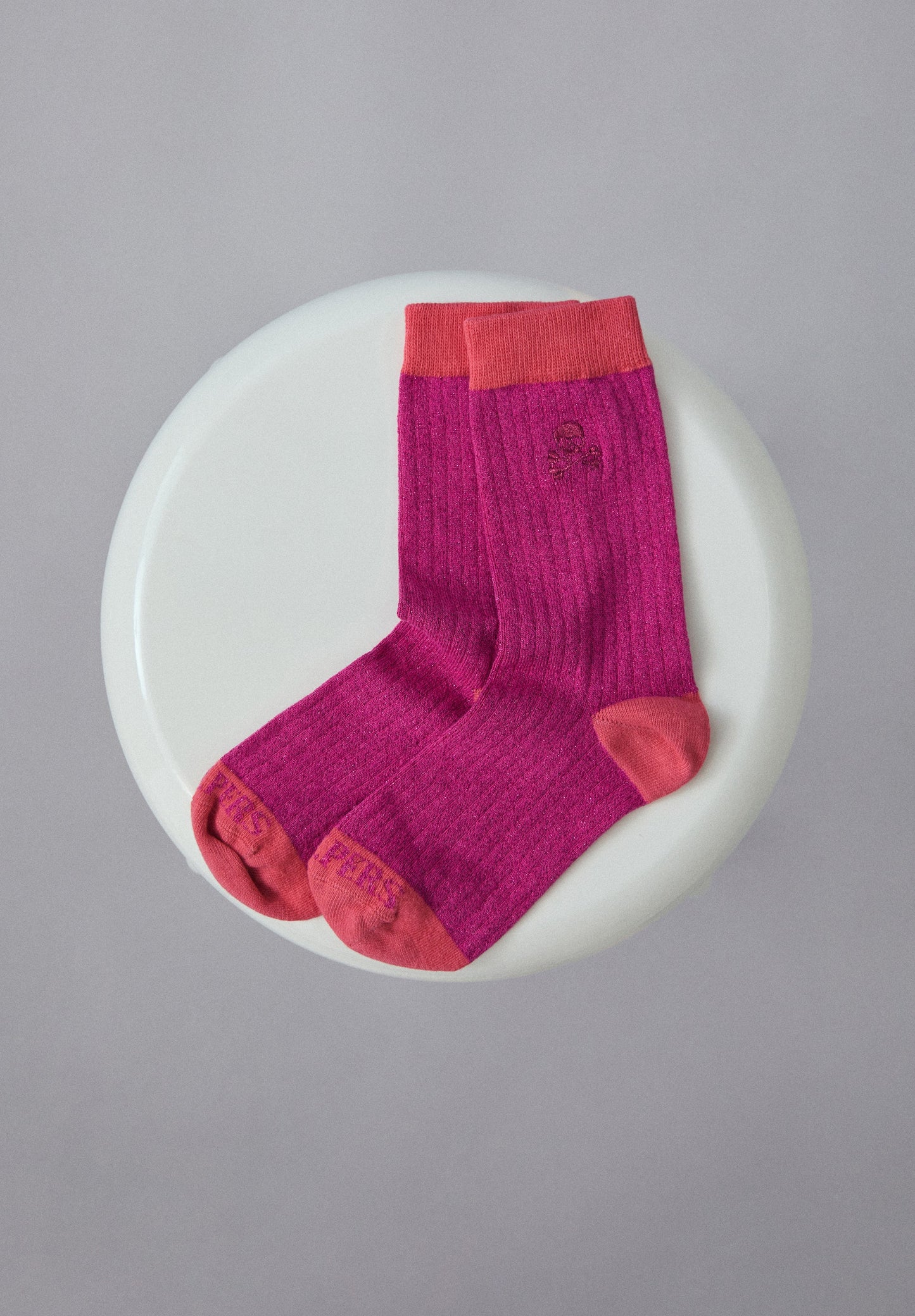 CONTRAST LUREX SOCKS