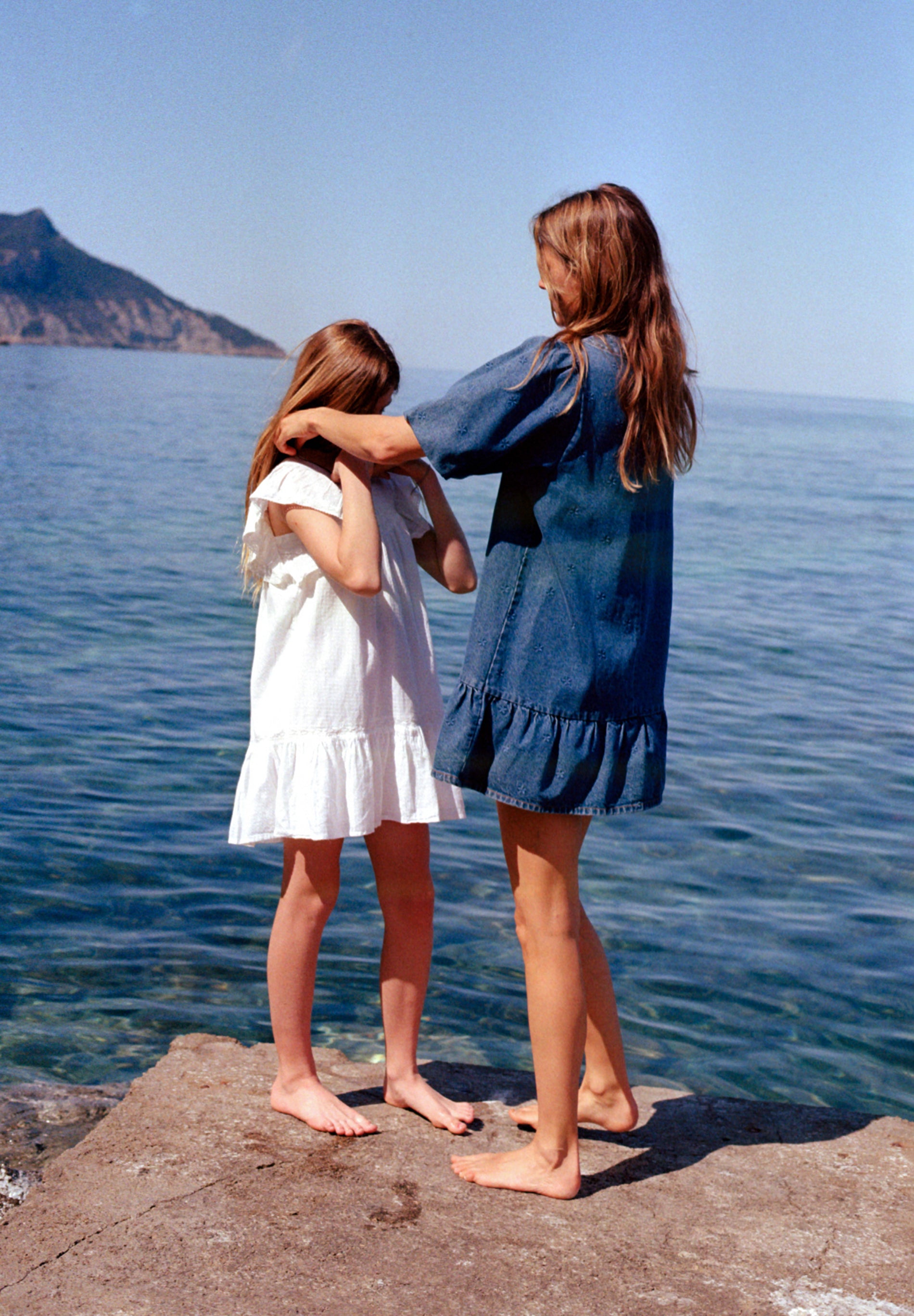 DENIM MINI DRESS