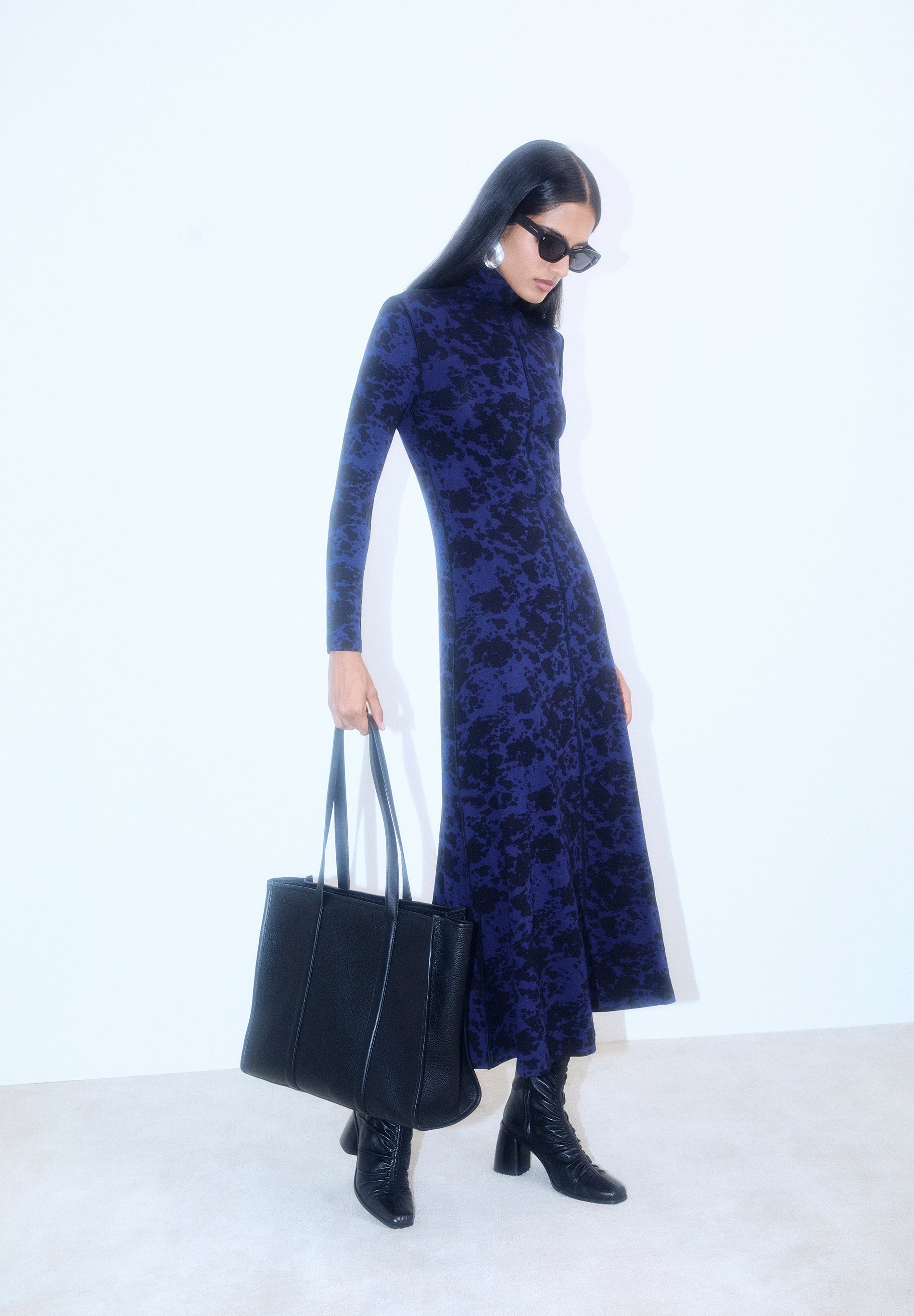 ANIMAL PRINT MIDI DRESS