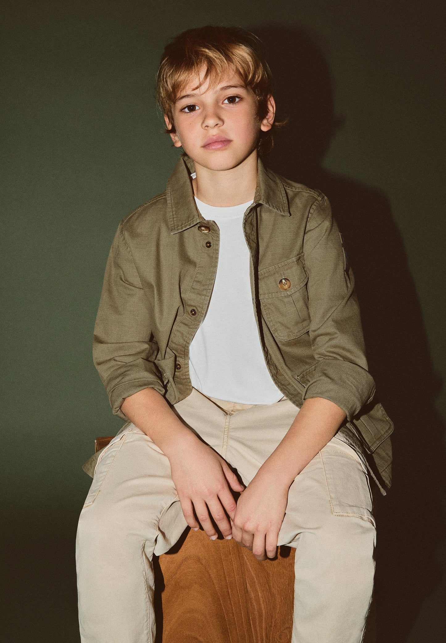 SAFARI JACKET WITH POCKETS