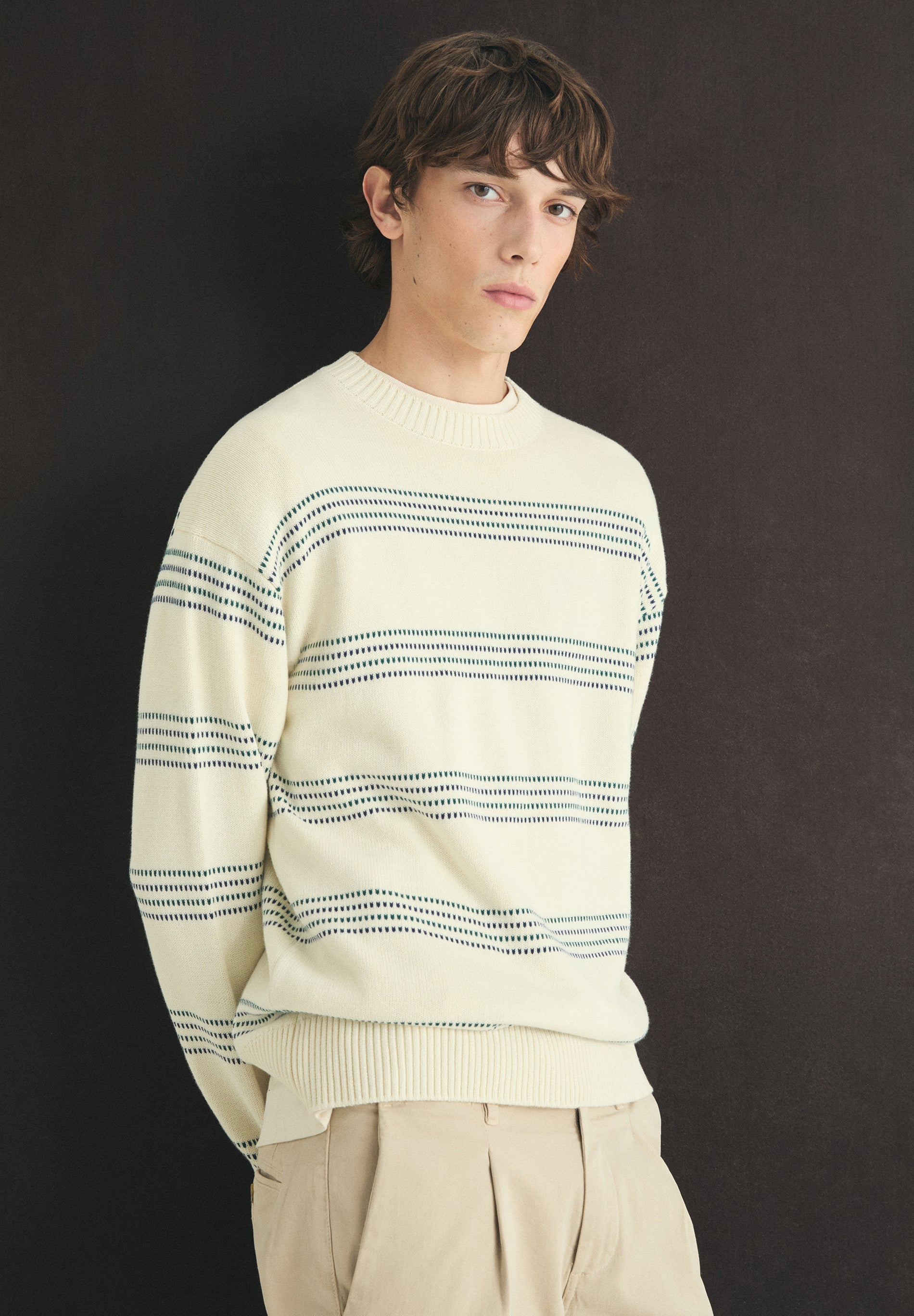 RETRO STRIPED SWEATER