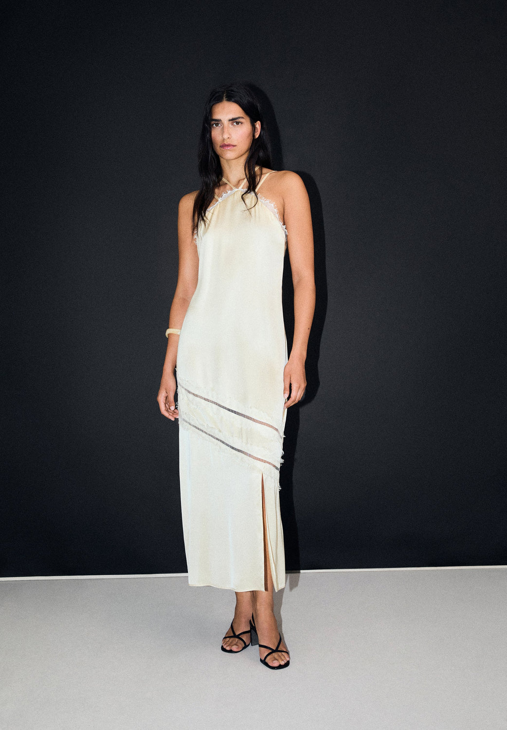 VESTIDO LENCERO SATINADO - Scalpers