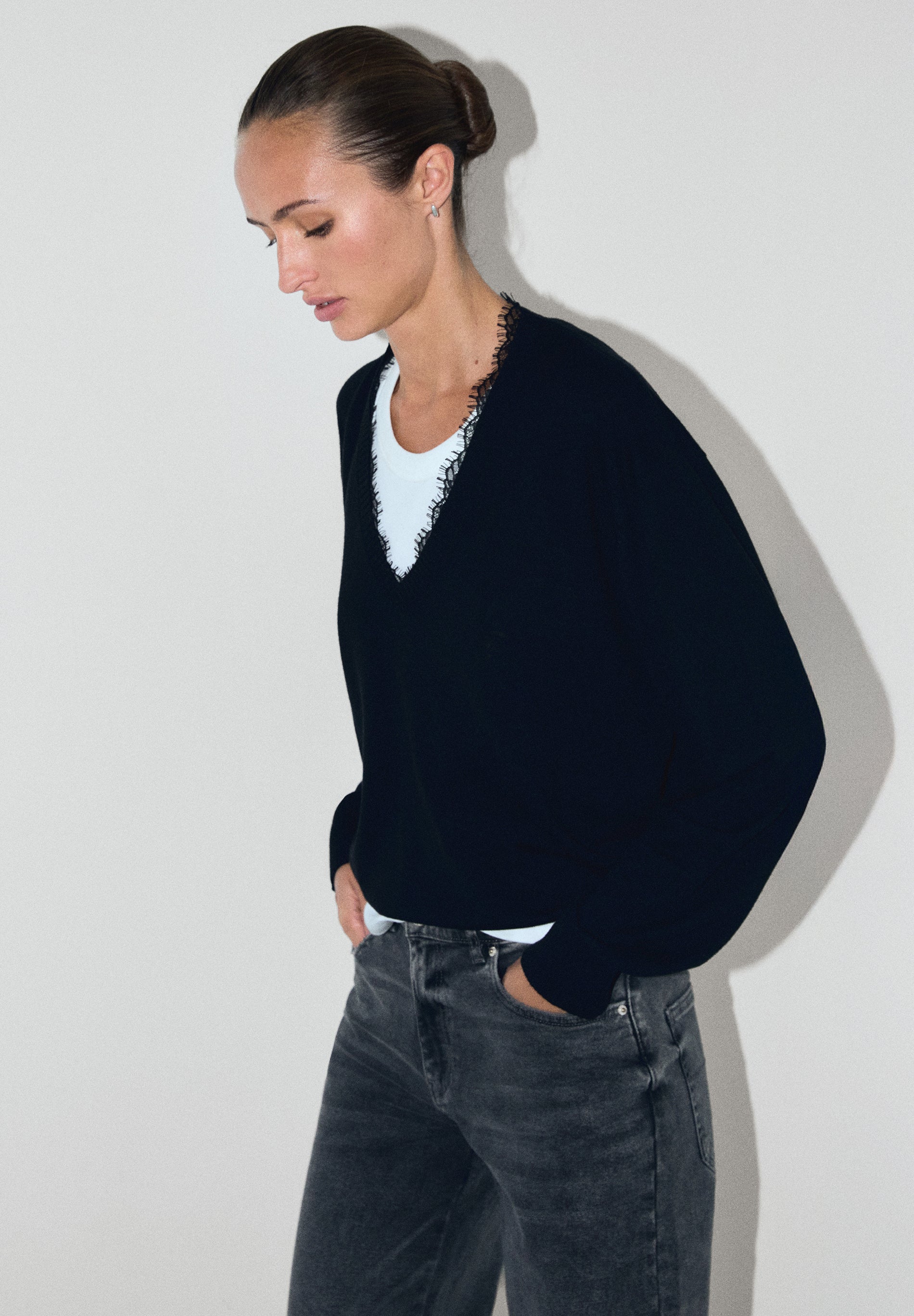 JERSEY ESCOTE V ENCAJE - Scalpers