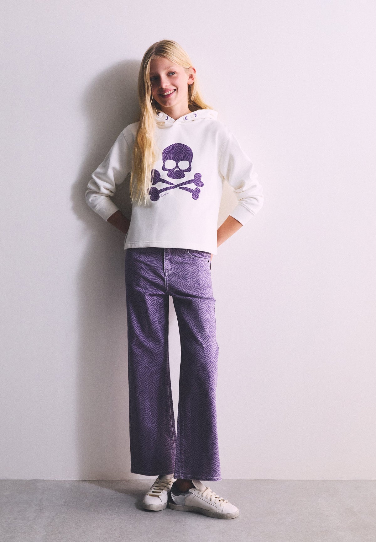 ANIMAL PRINT SKULL HOODIE