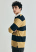CONTRAST STRIPED POLO SHIRT
