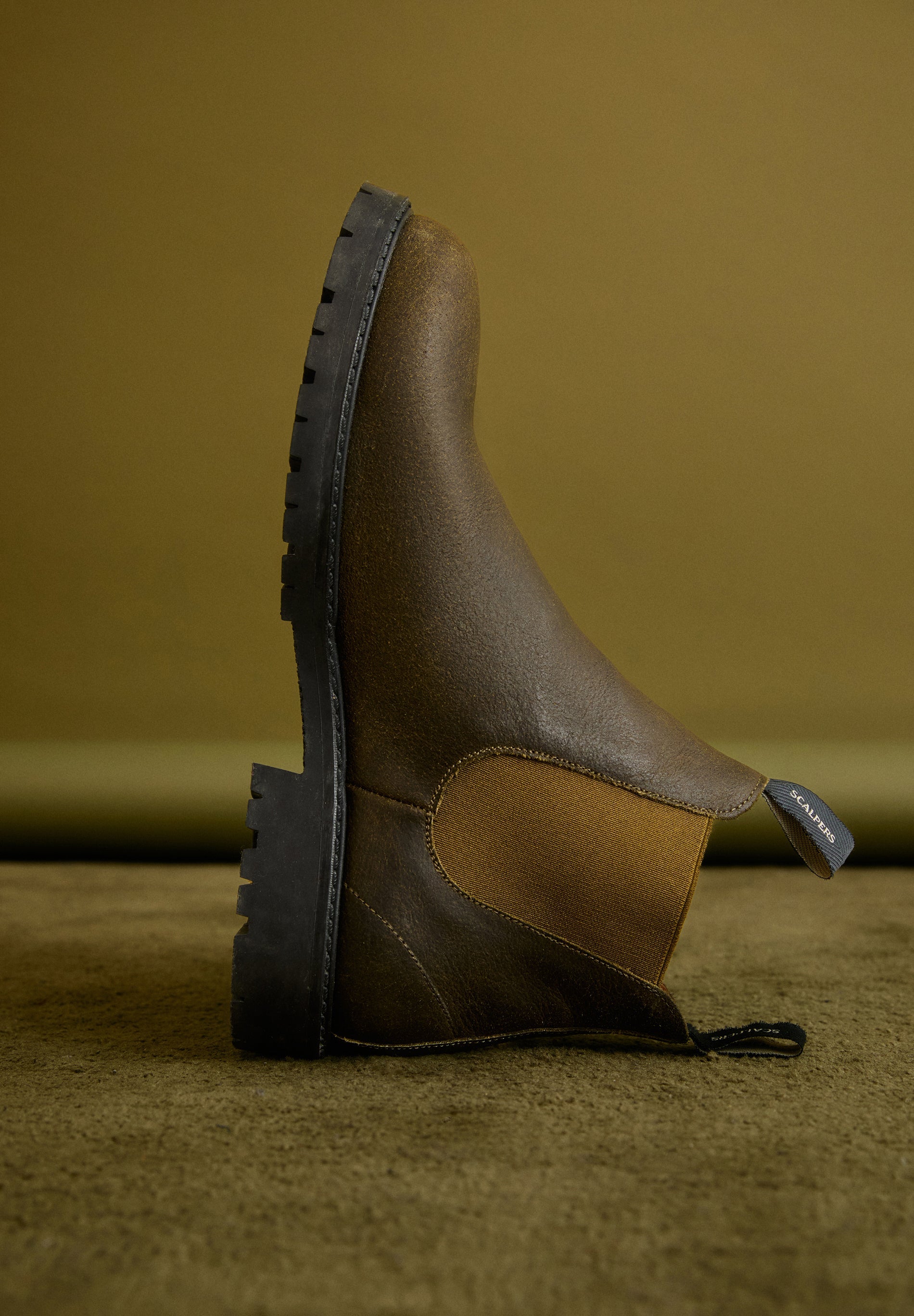 BOTTINES CUIR ÉLASTIQUES