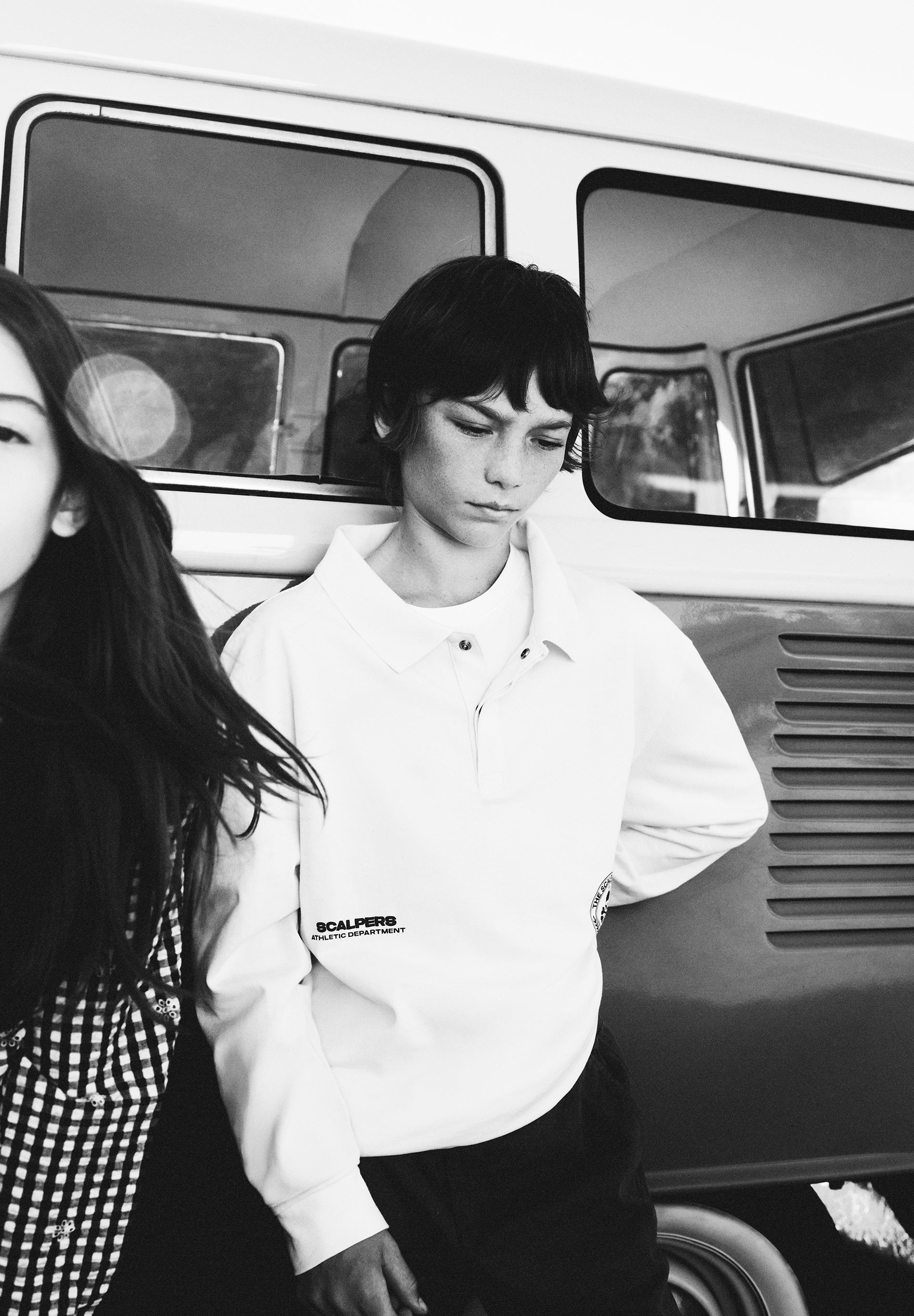 POLO PRINT LANGE MOUW