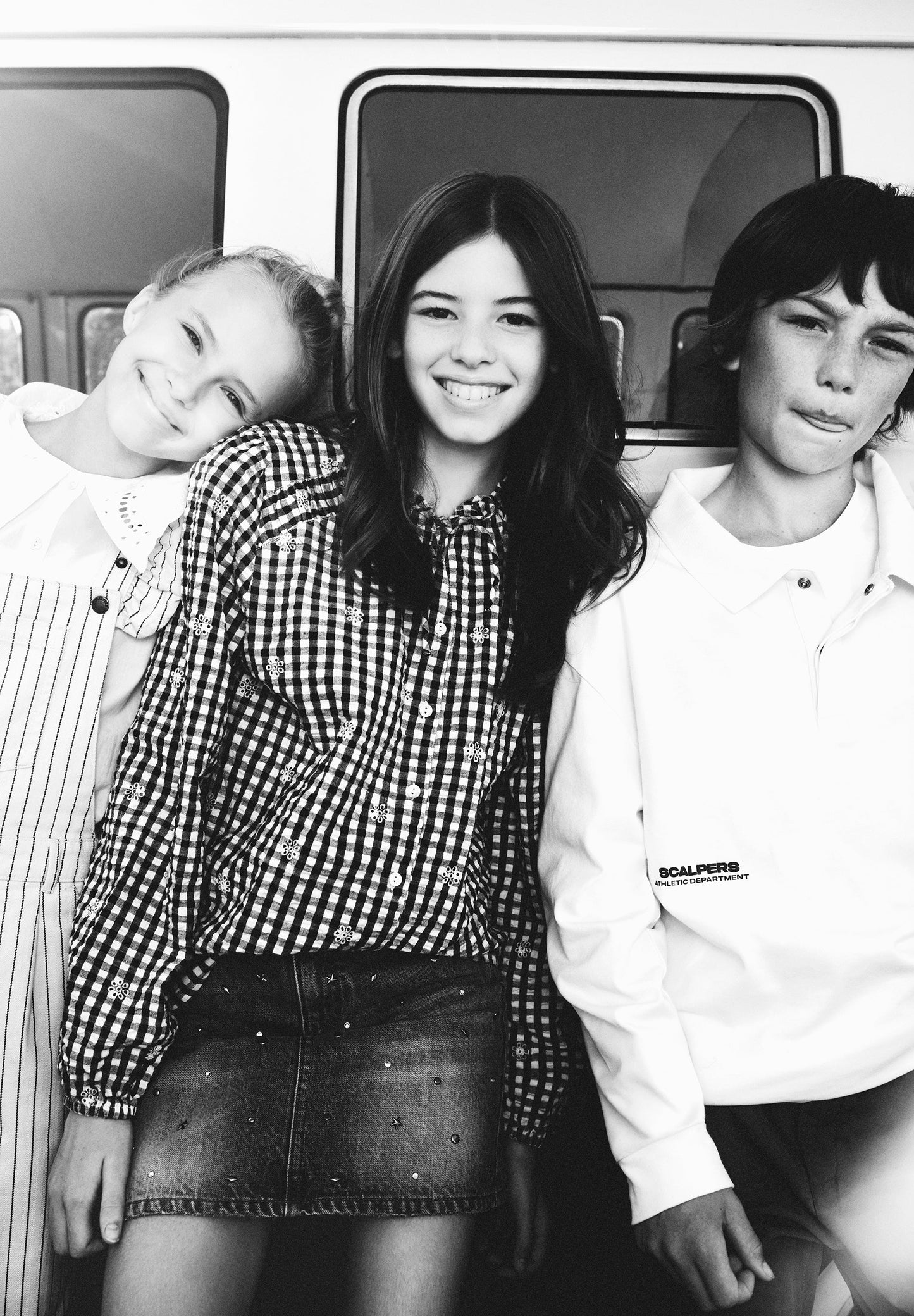 CHECK SHIRT WITH BOW