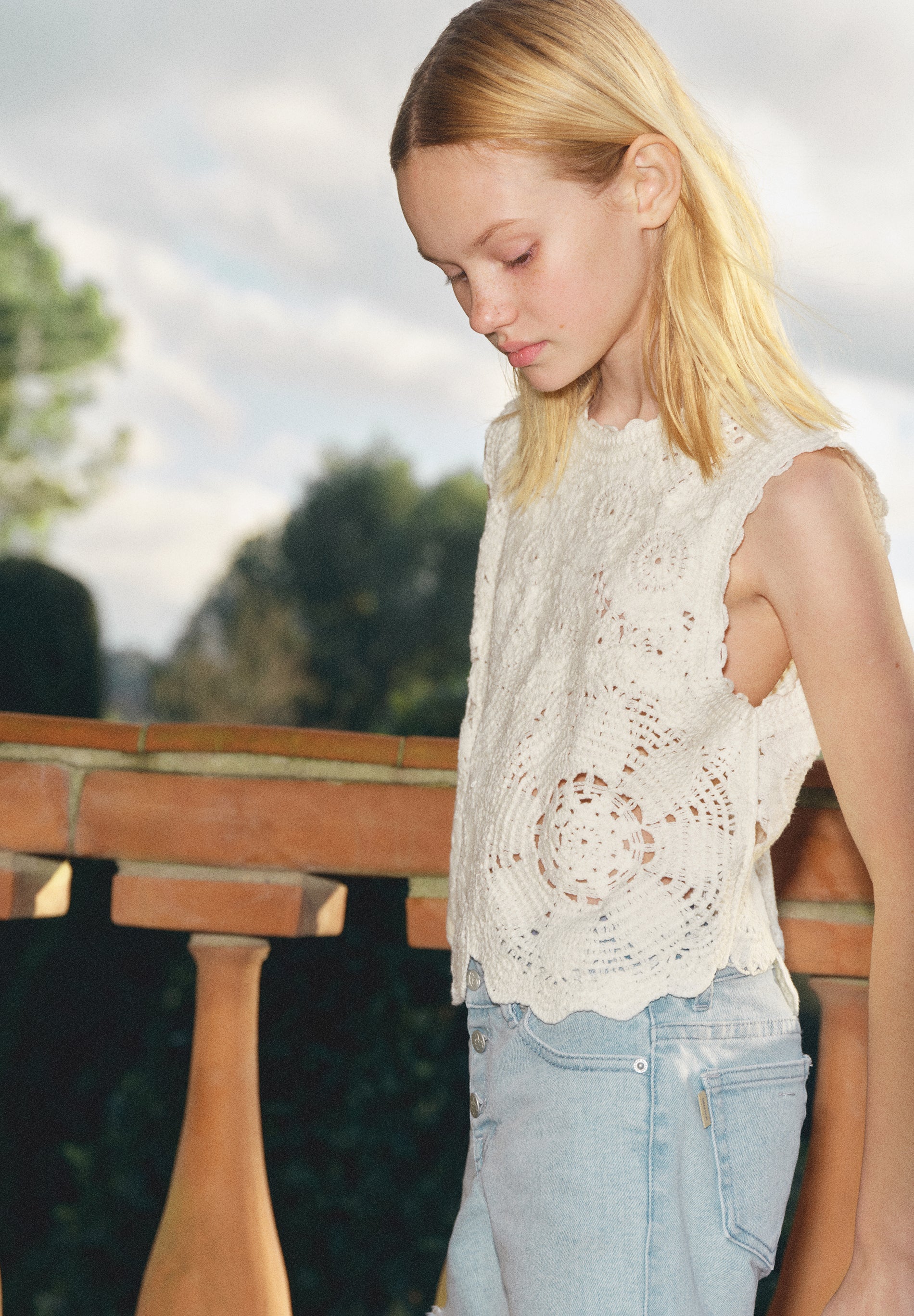 SCFLOWERS CROCHET TOP GIRLS