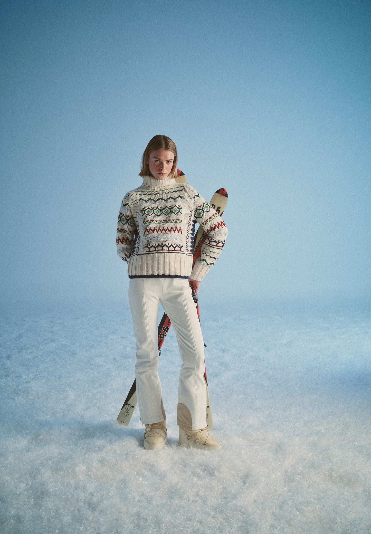 MULTICOLOURED SKI SWEATER