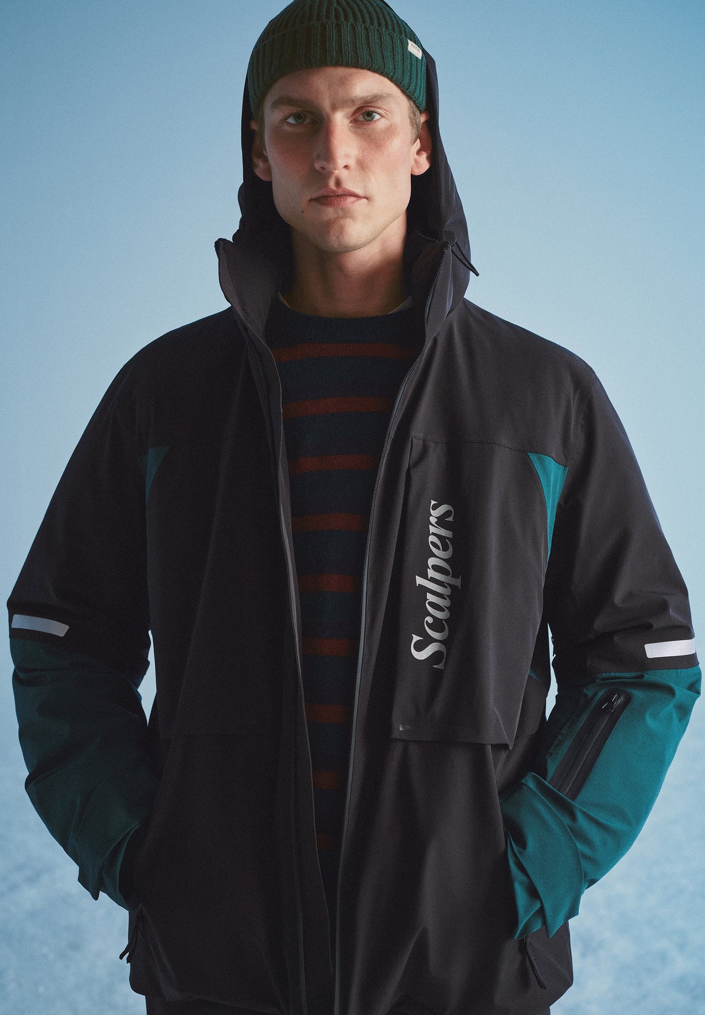 TWO-TONE SKI JACKET