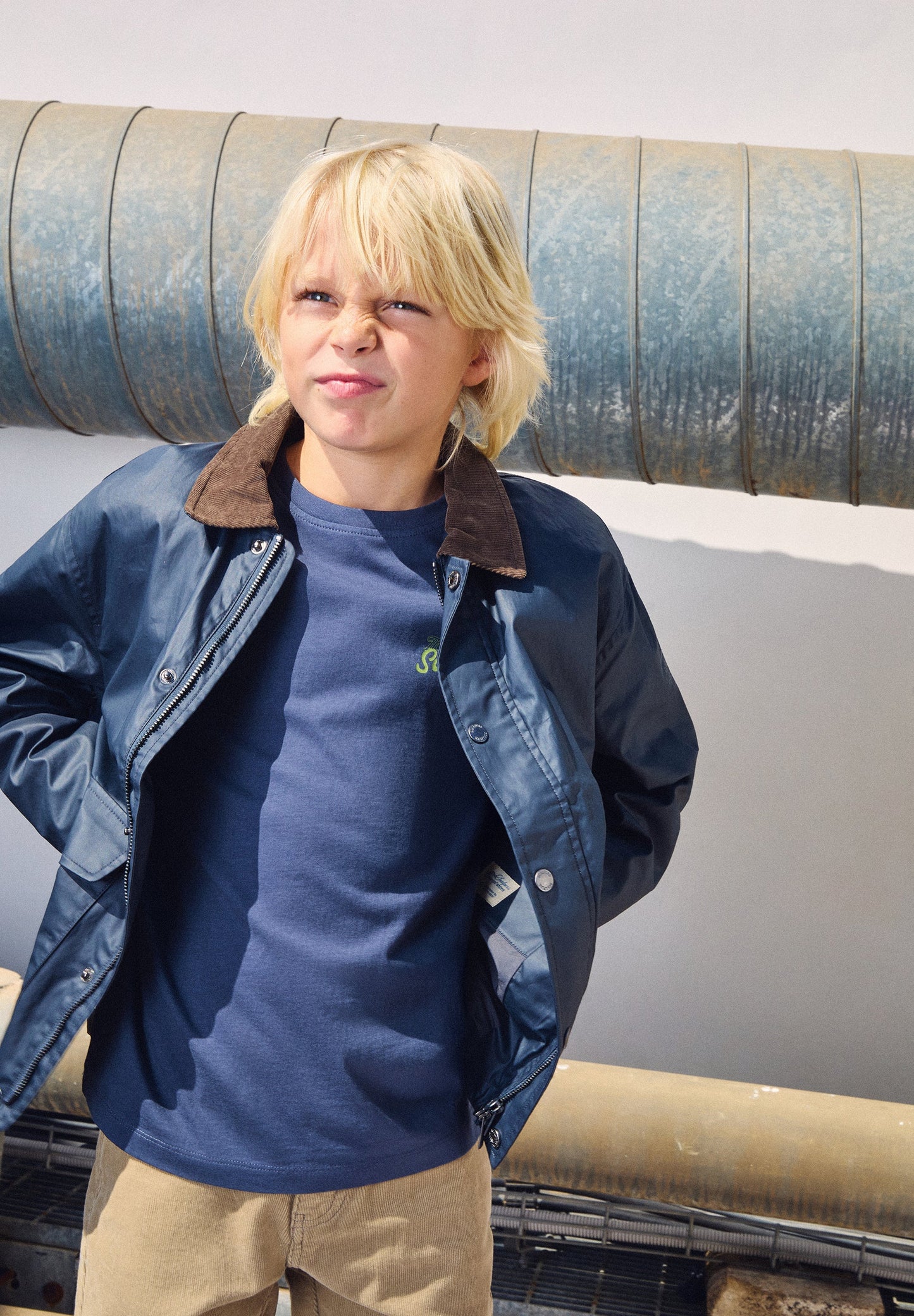 CHAQUETA CUELLO CONTRASTE PANA - Scalpers