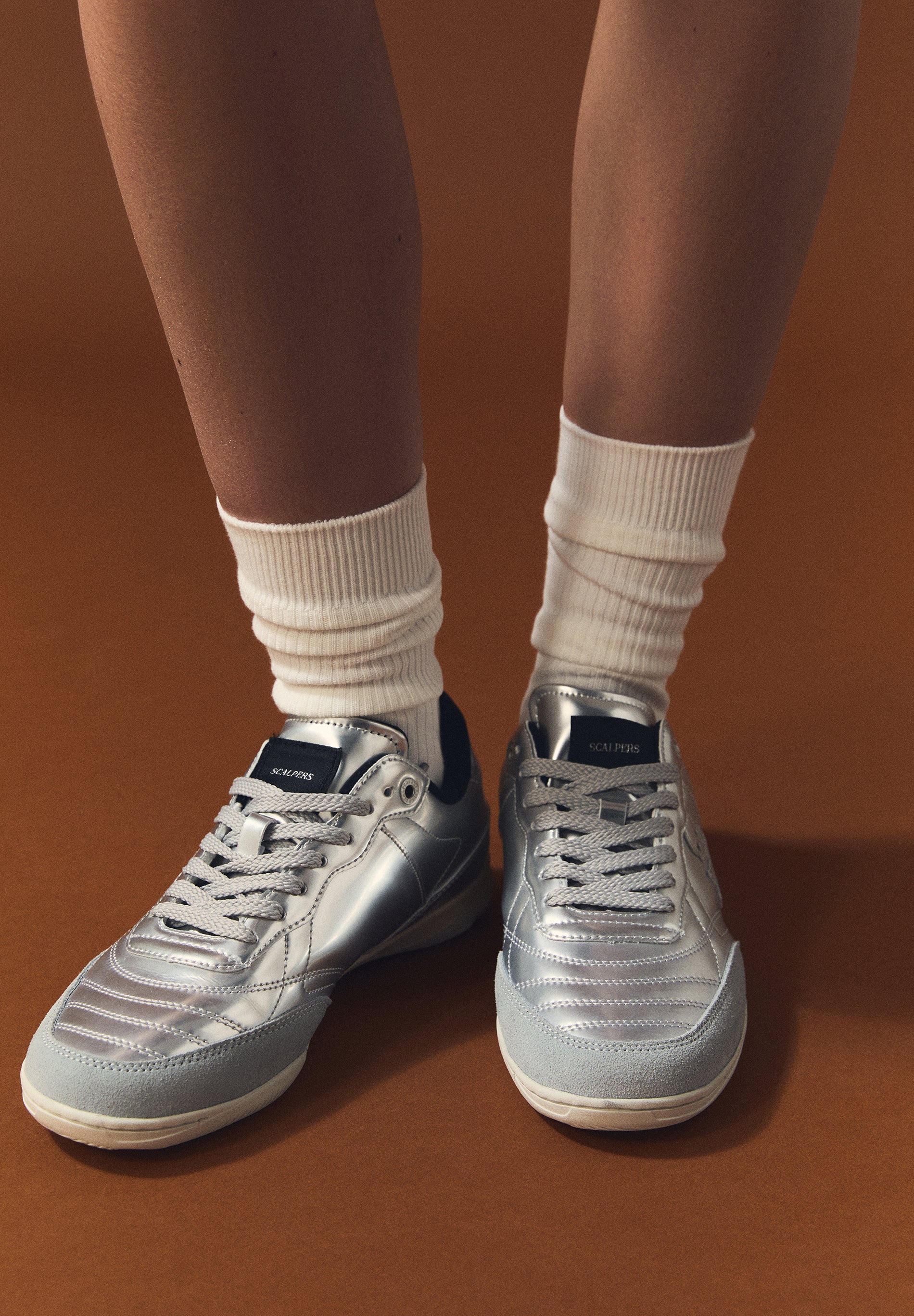 SPORTIEVE METALLIC SNEAKERS