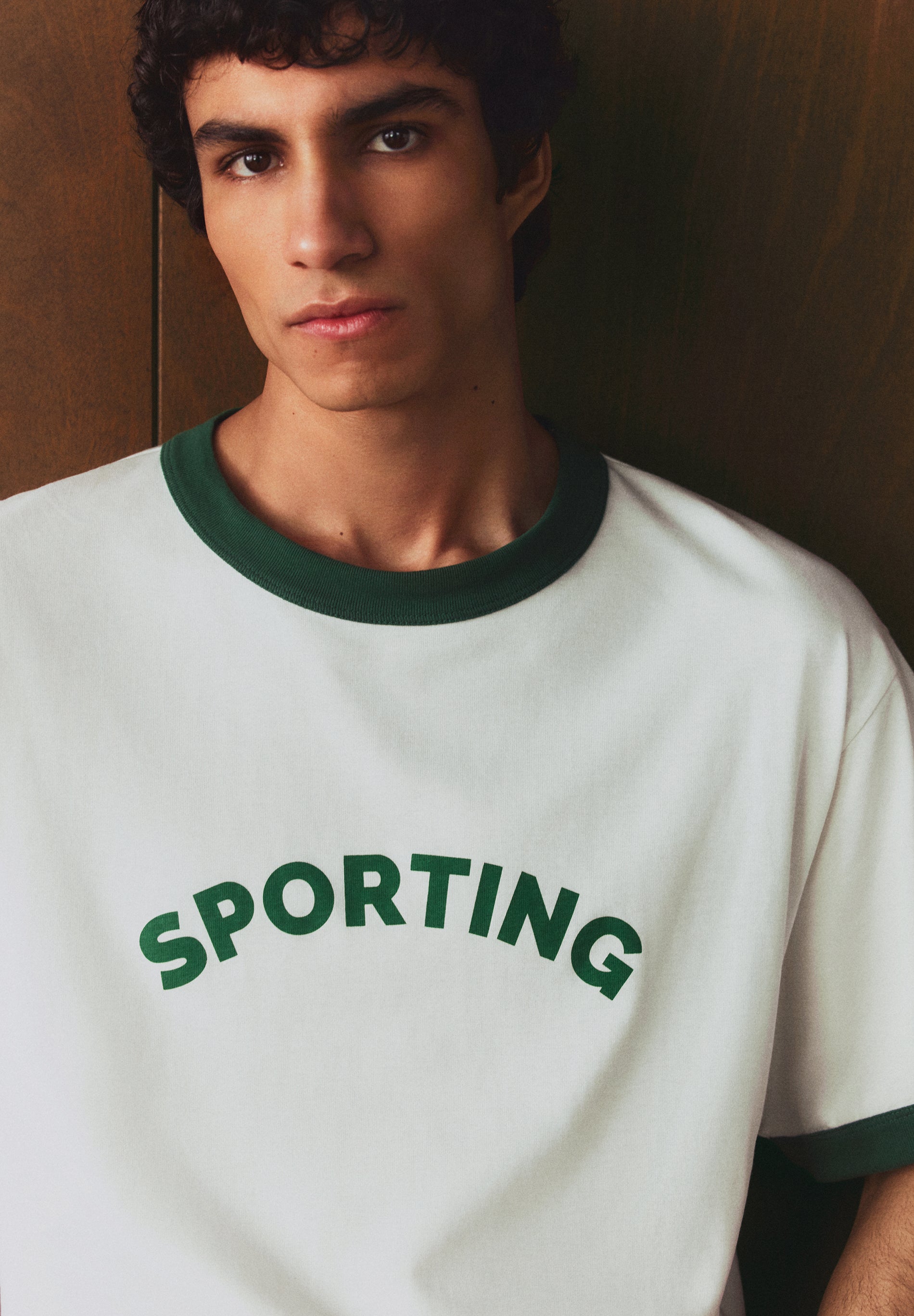 SCALPERS X SPORTING CP CONTRAST T-SHIRT