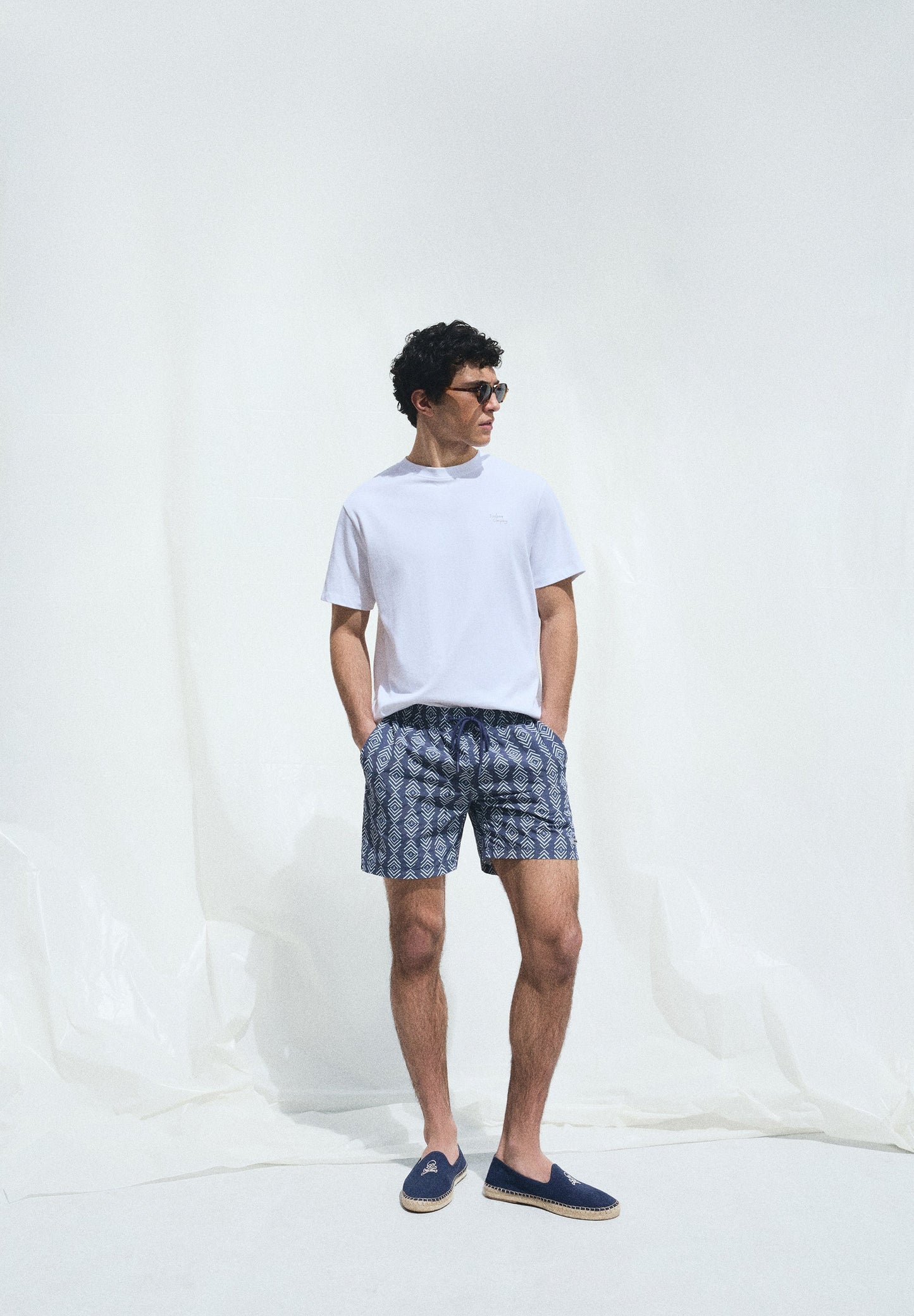 PRINTED SWIMMING TRUNKS