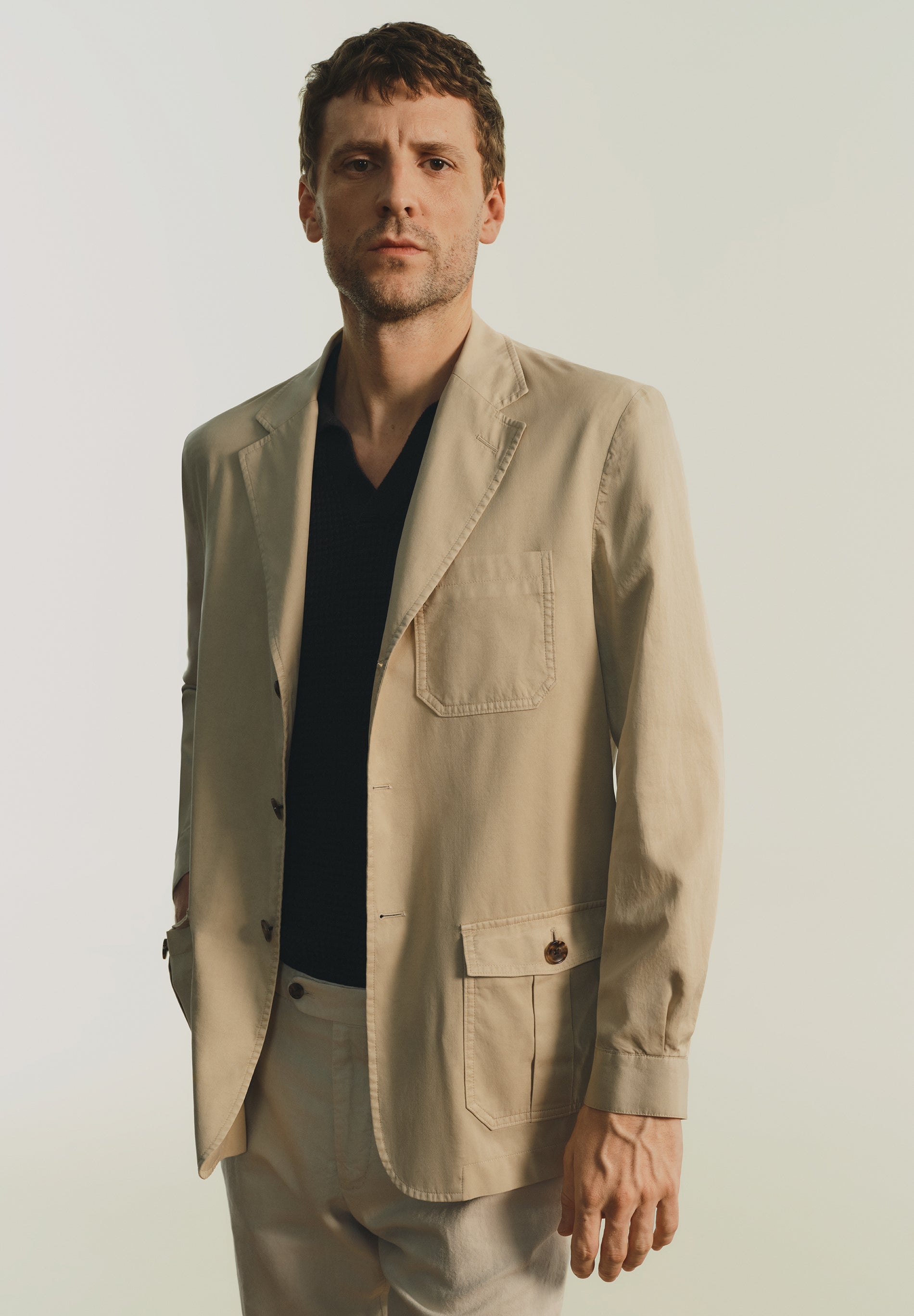 SAHARIANA BLAZER WITH POCKETS