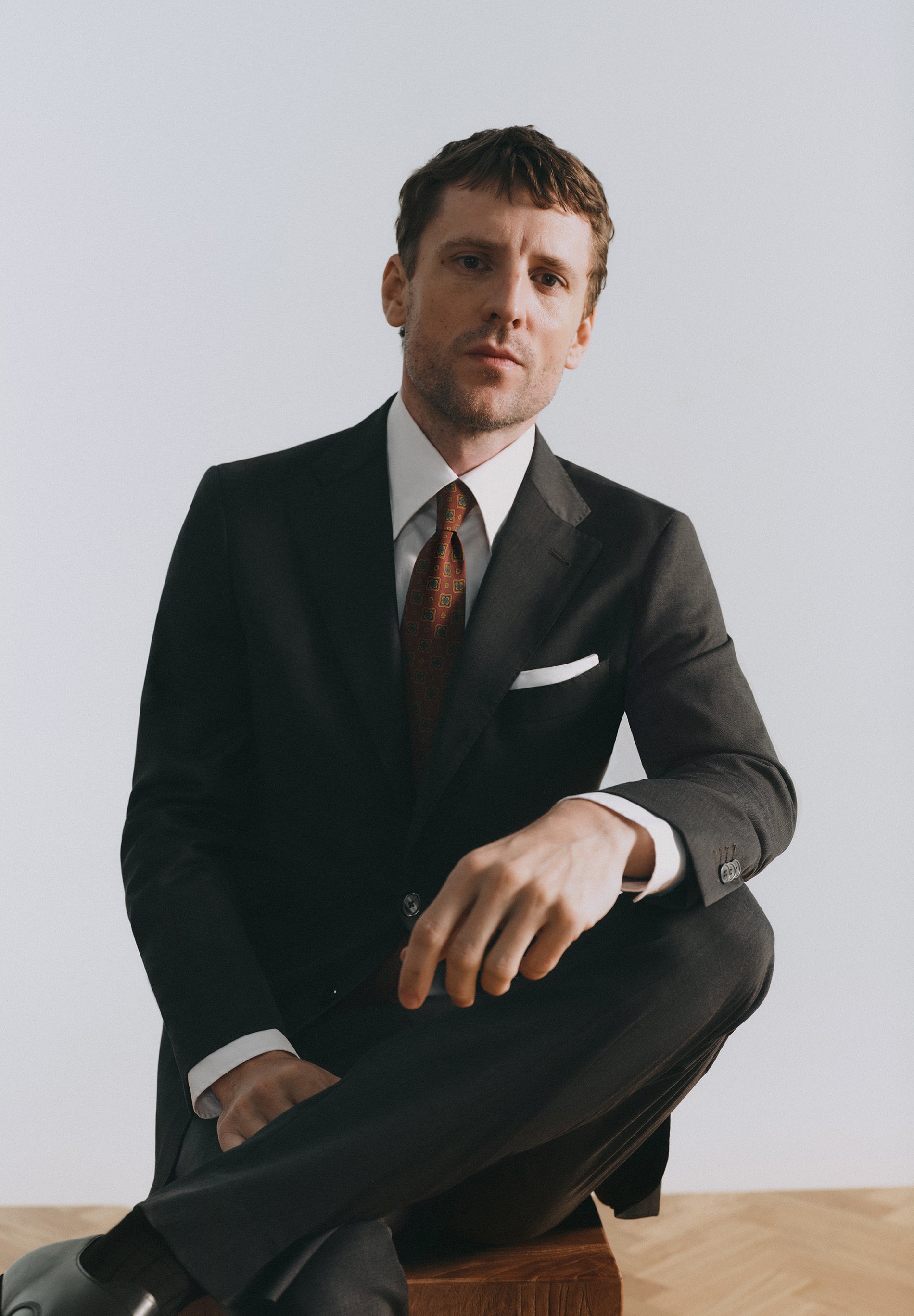 ZIGNONE COLD WOOL SUIT BLAZER