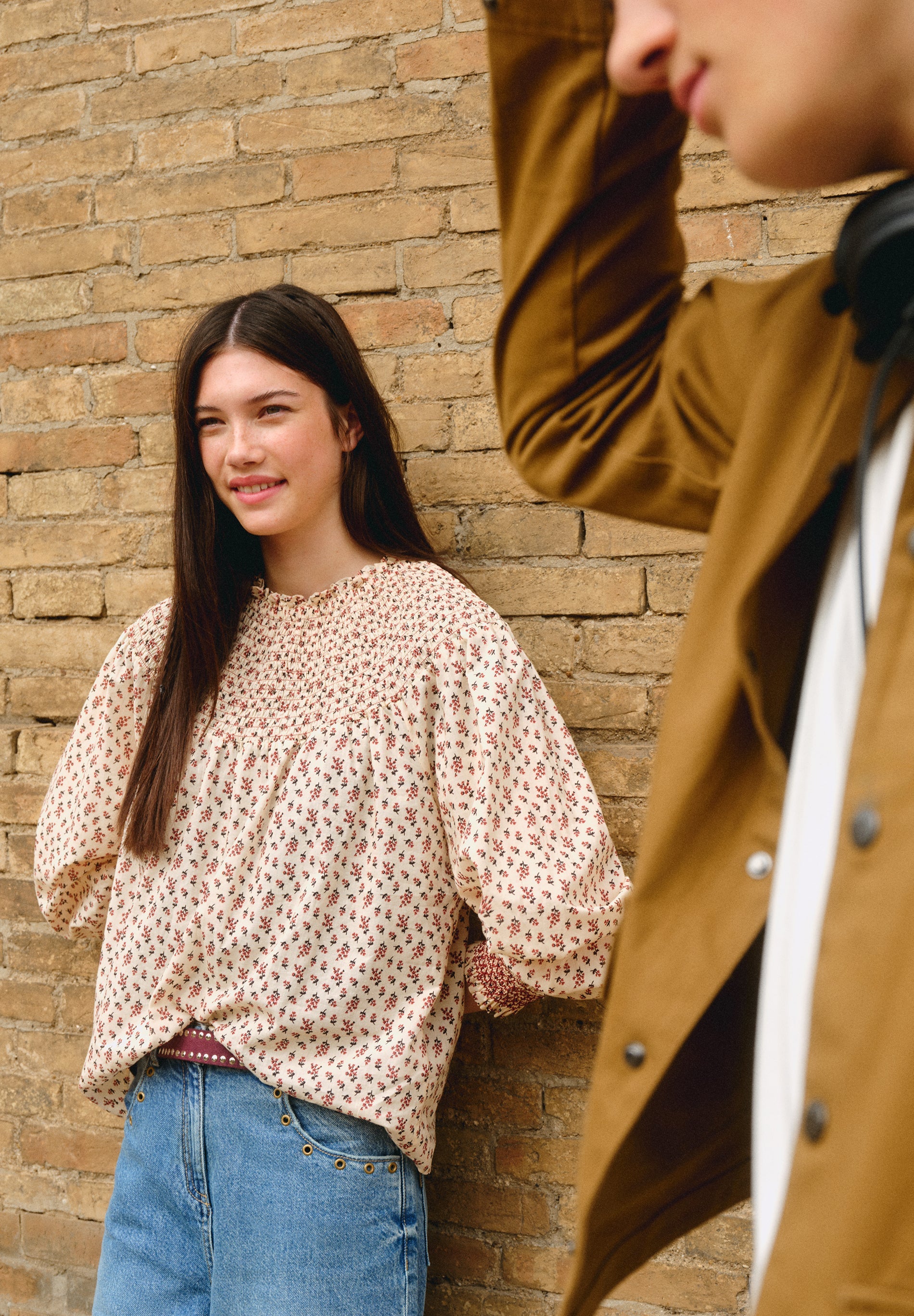 SMOCK FLOWER BLOUSE GIRLS