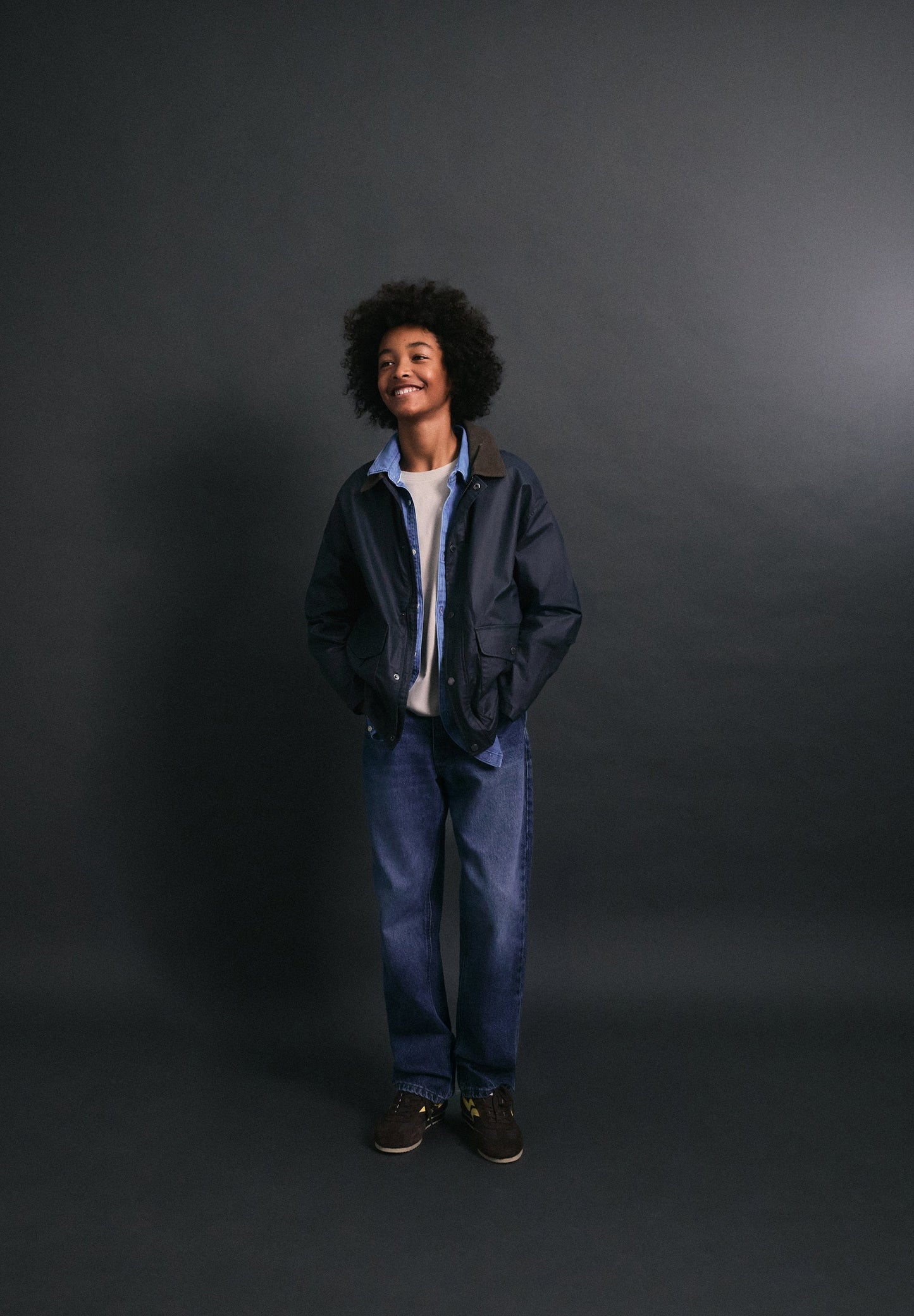 CHAQUETA CUELLO CONTRASTE PANA - Scalpers