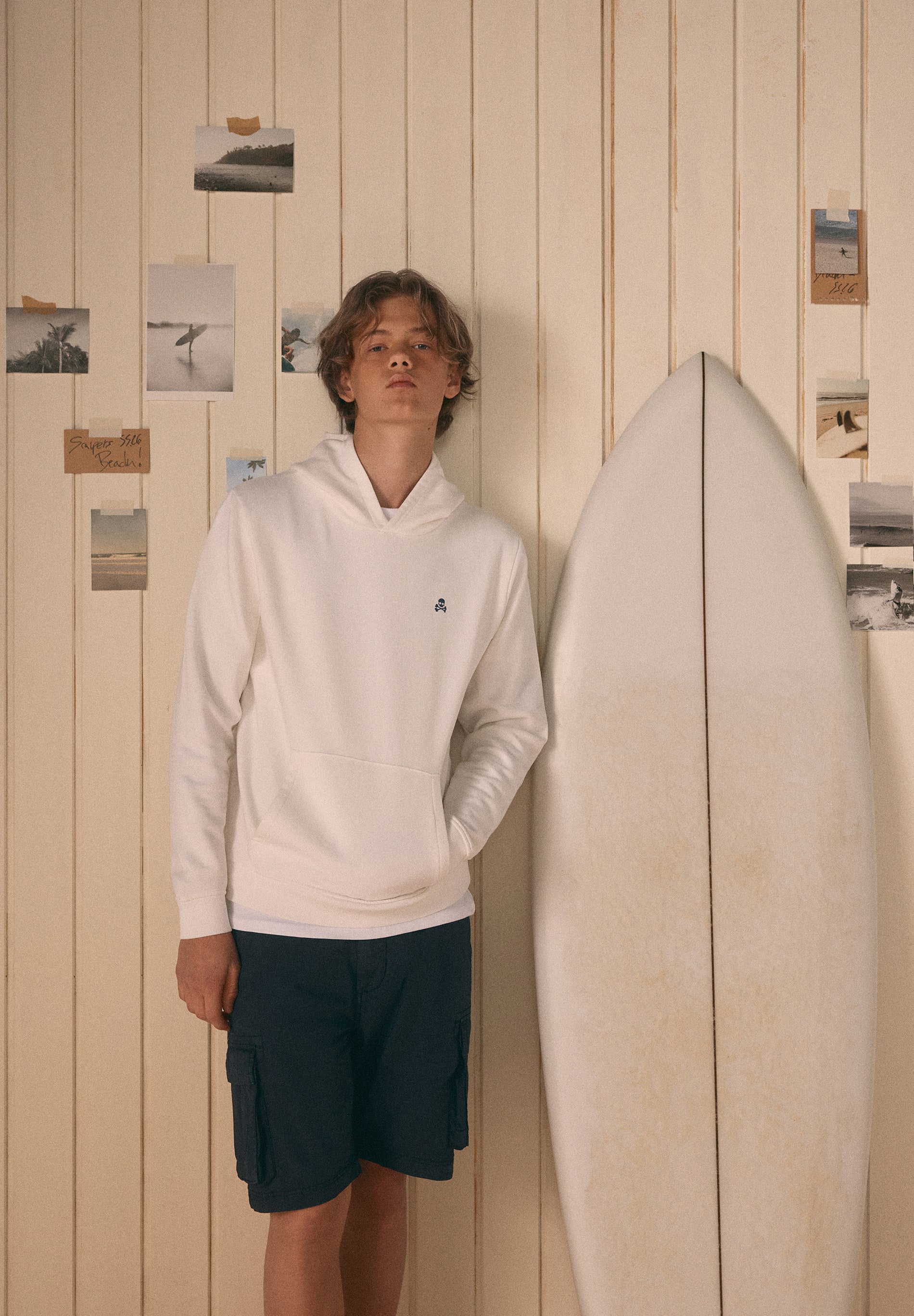 SARDINE PRINT HOODIE