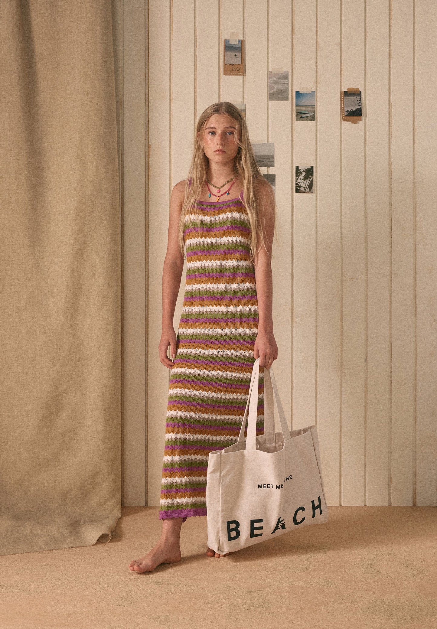 FINE KNIT MIDI DRESS