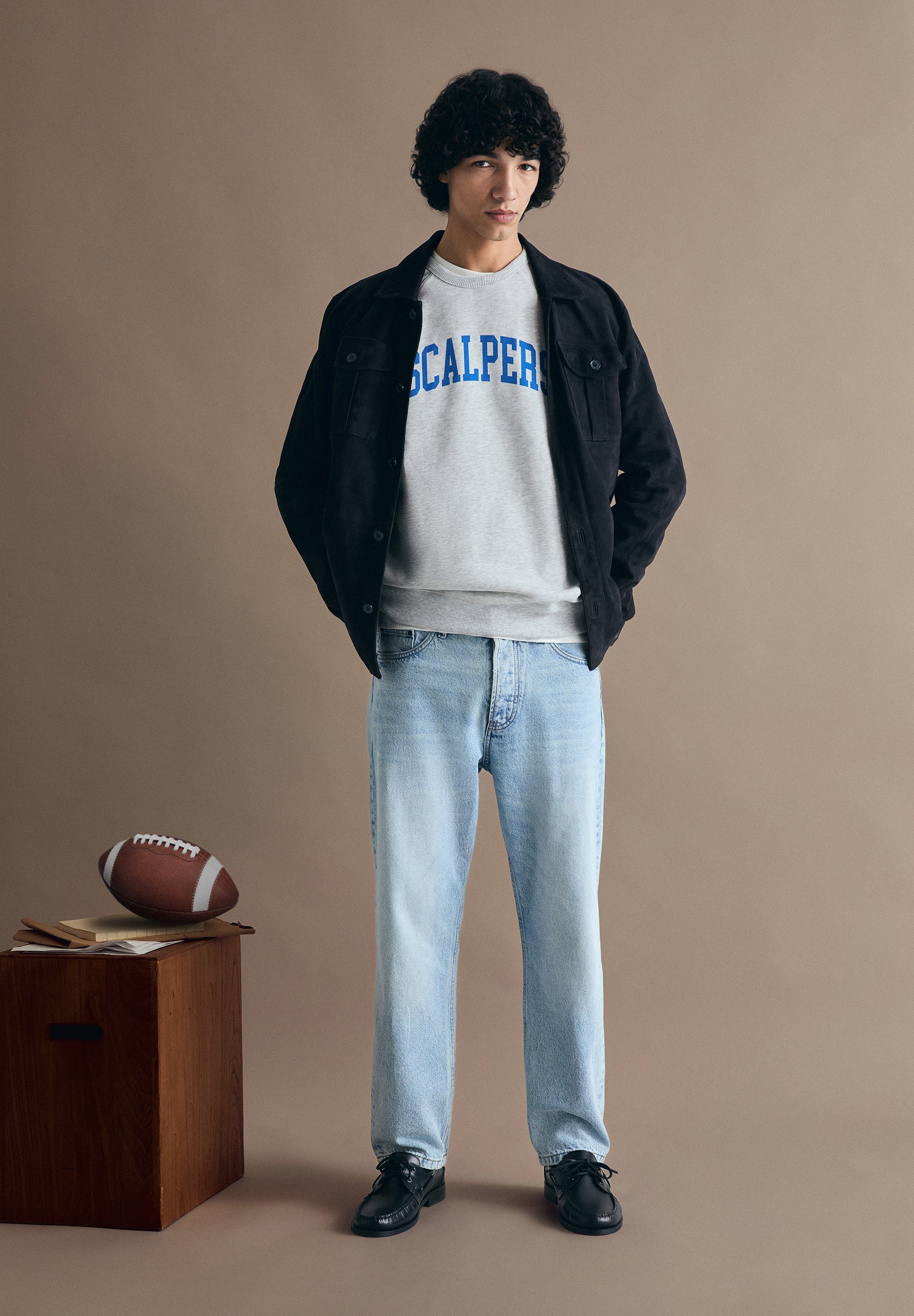 VARISTY PRINT SWEATSHIRT