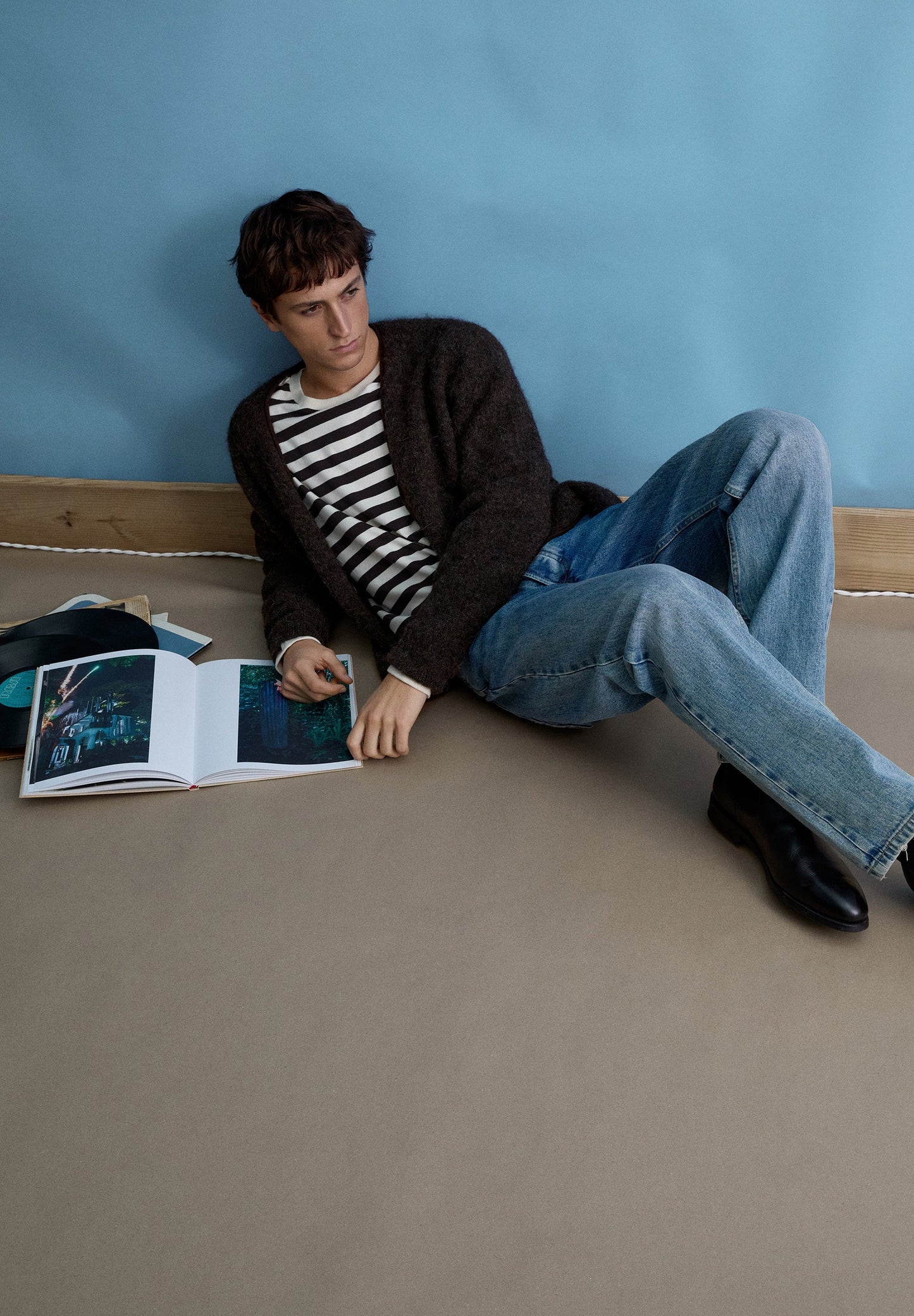 V-NECK ALPACA CARDIGAN